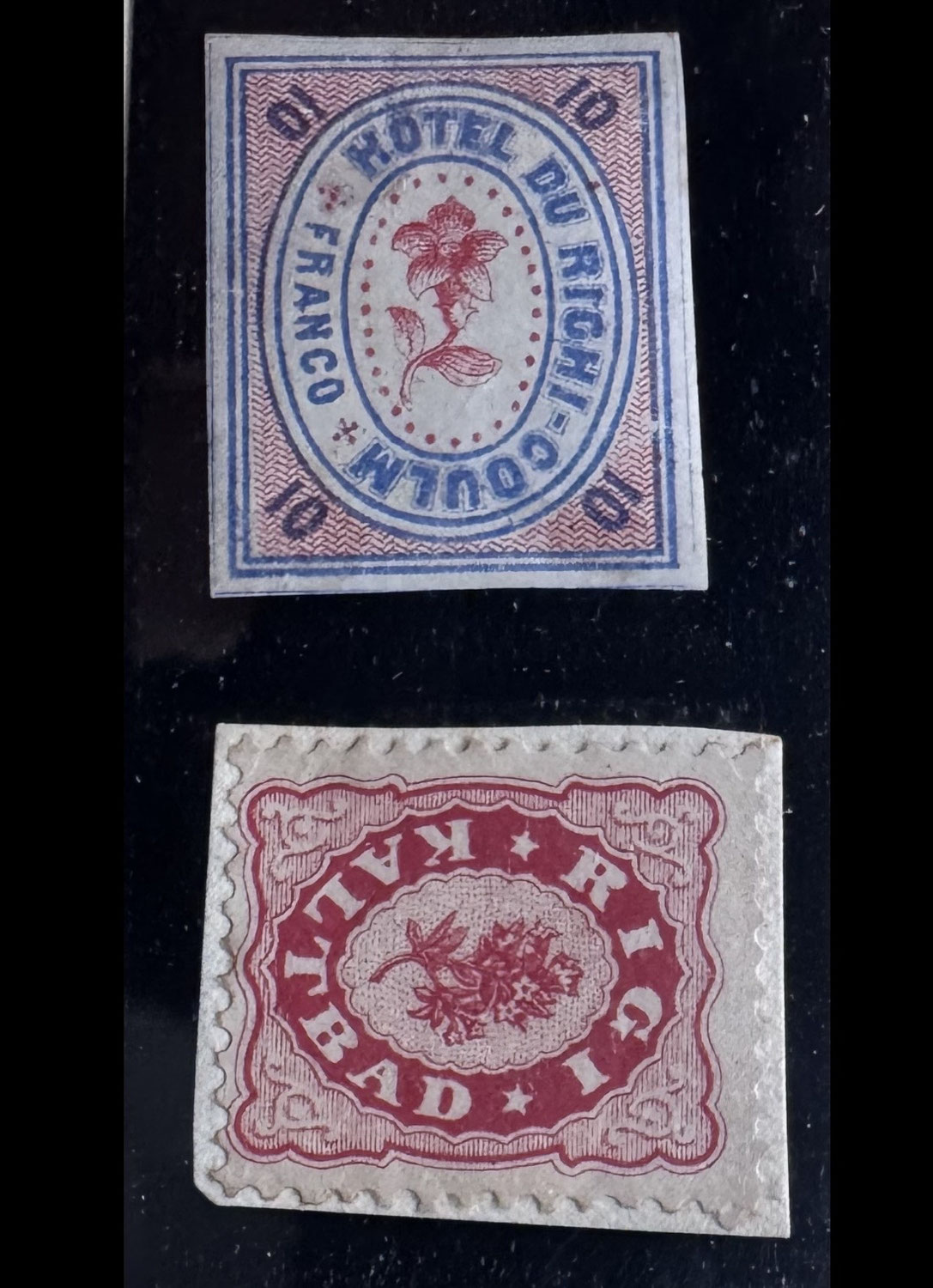 Nostalgische Briefmarken