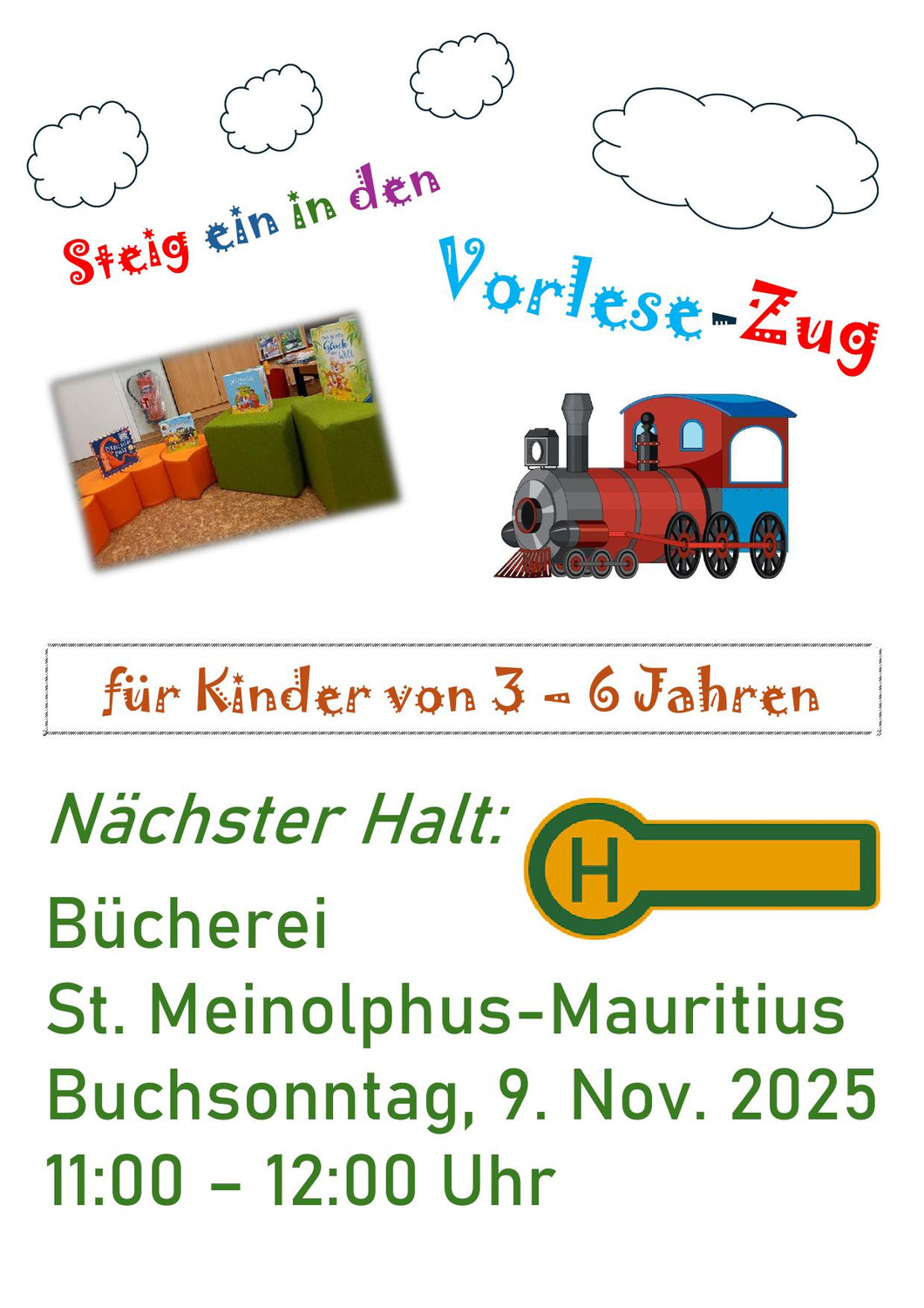 Steig ein in den Vorlese-Zug