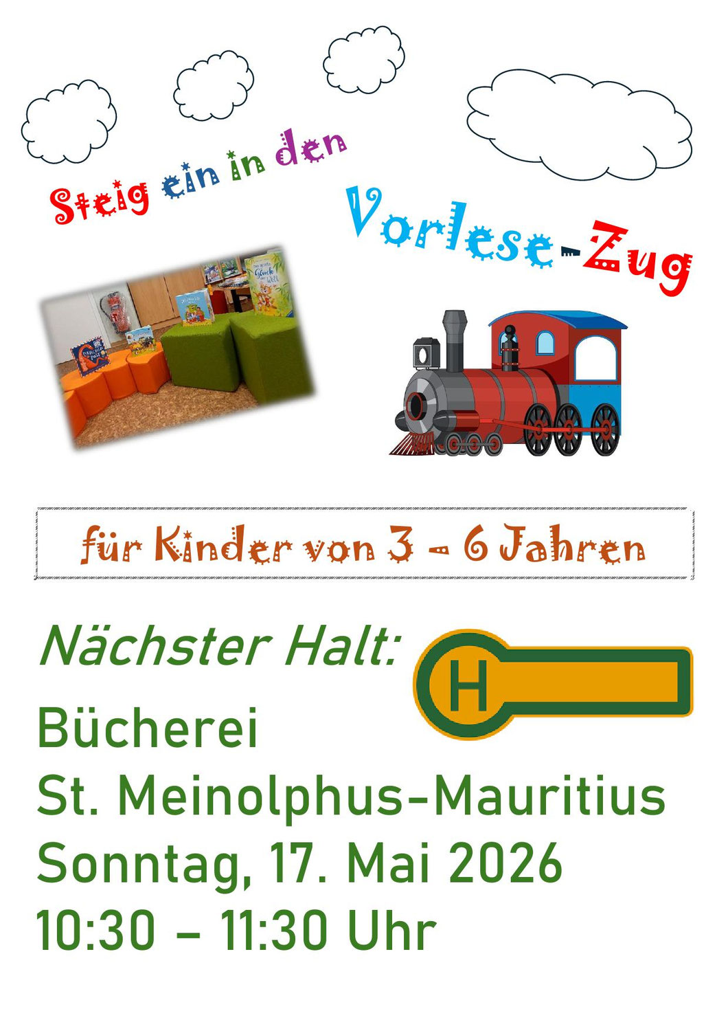 Steig ein in den Vorlese-Zug