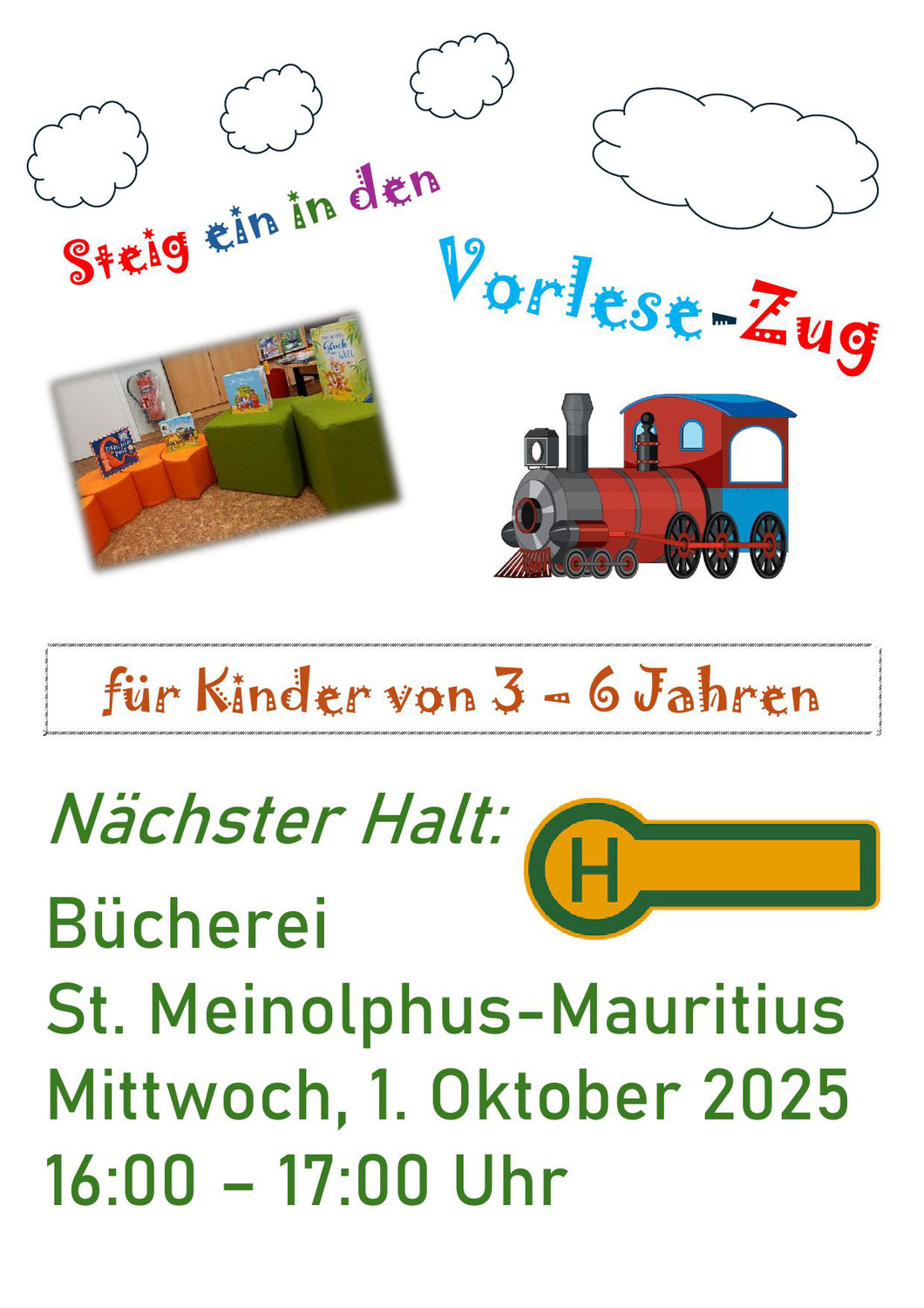 Steig ein in den Vorlese-Zug