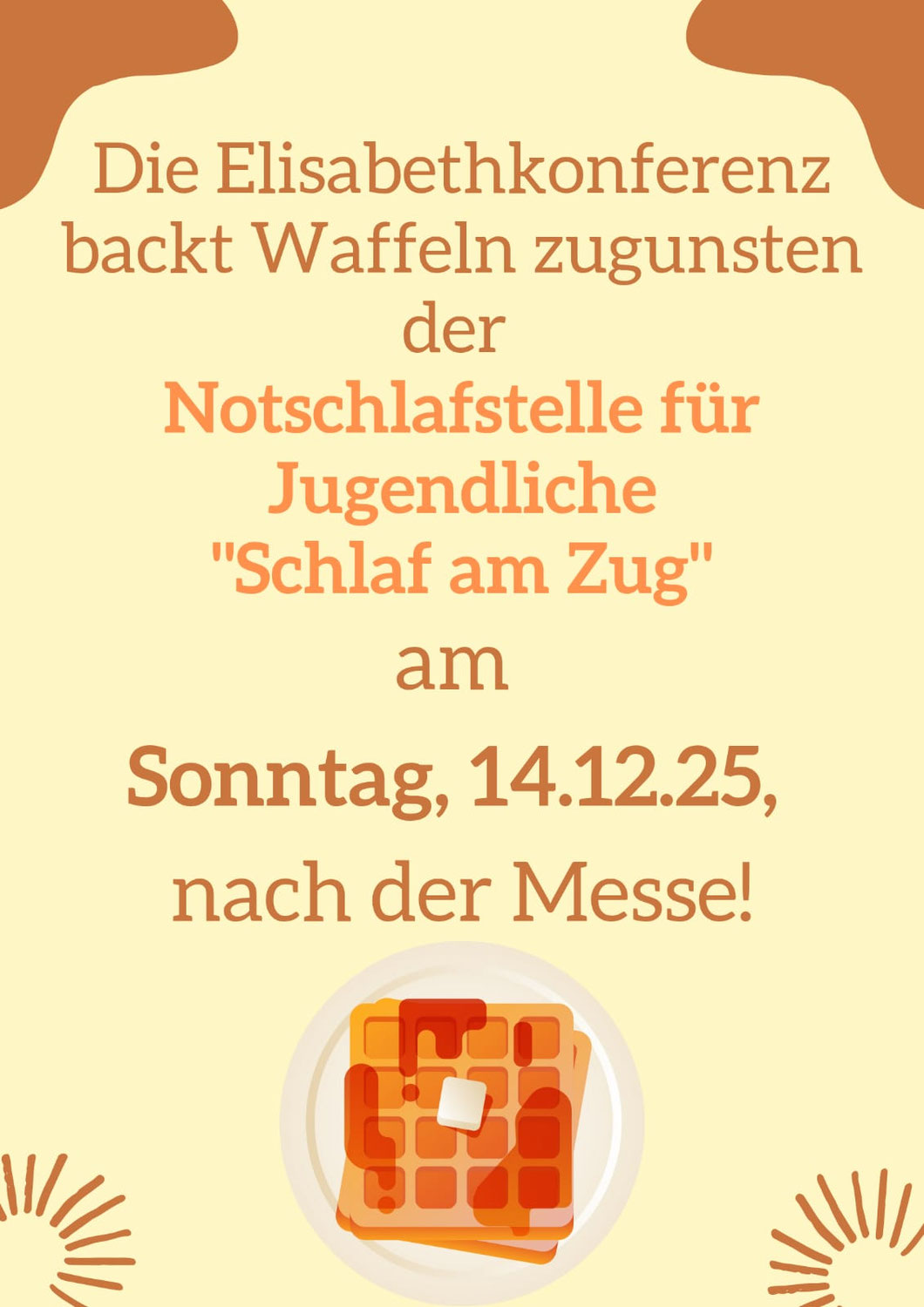 Waffeln für "Schlaf am Zug"