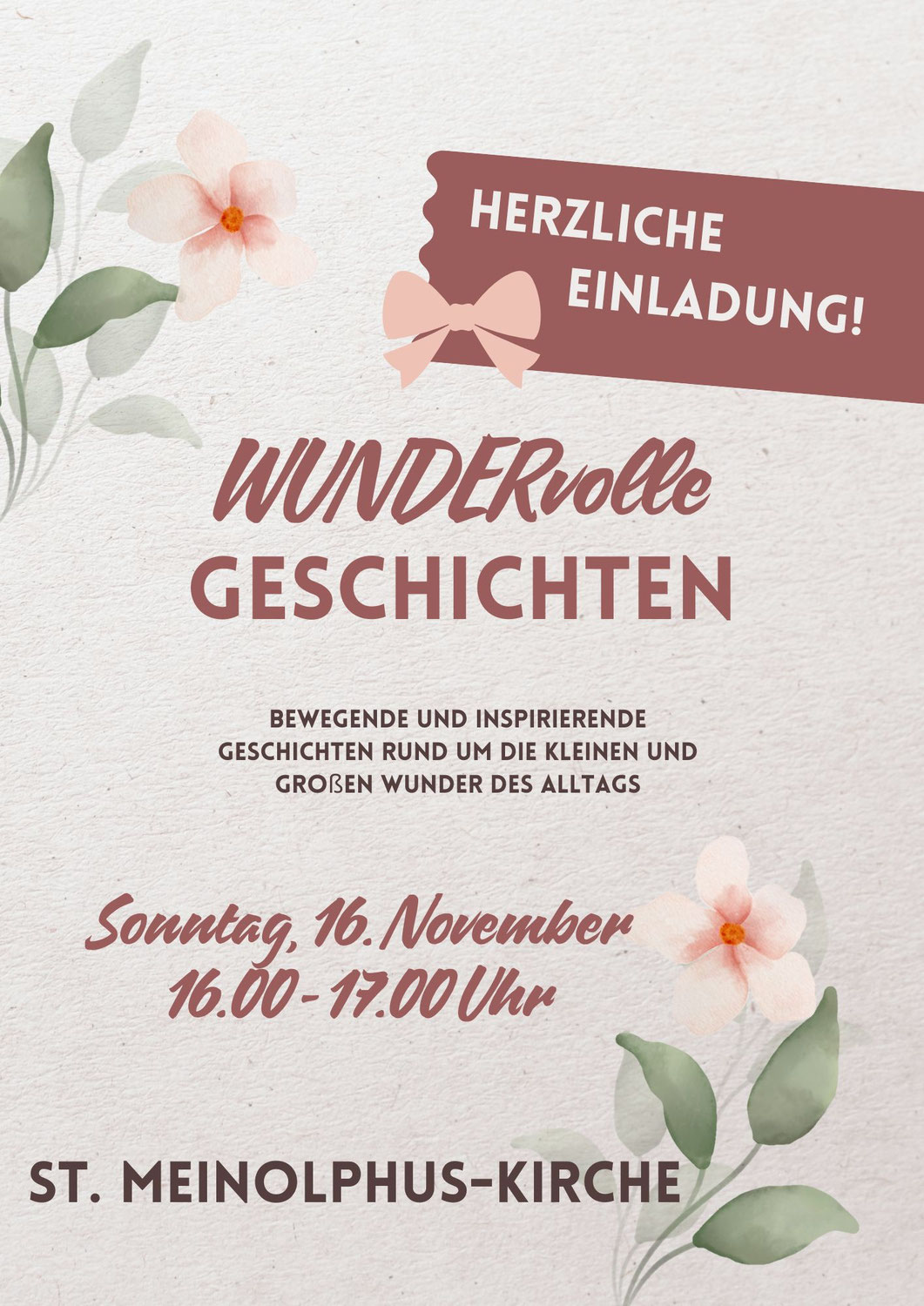 Lesung in der OFFENEN KIRCHE