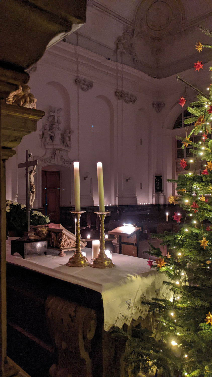 Zauberhafte Schlosskirche im Advent