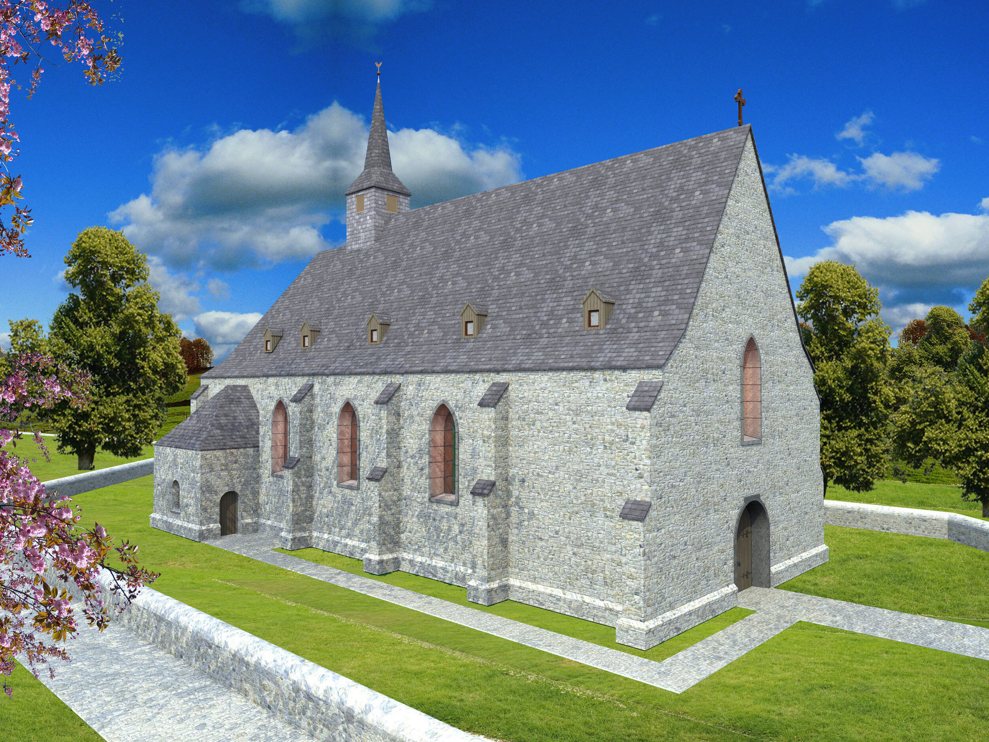 Ortwin Keiner erforscht seit Jahrzehnten Kirchenruine