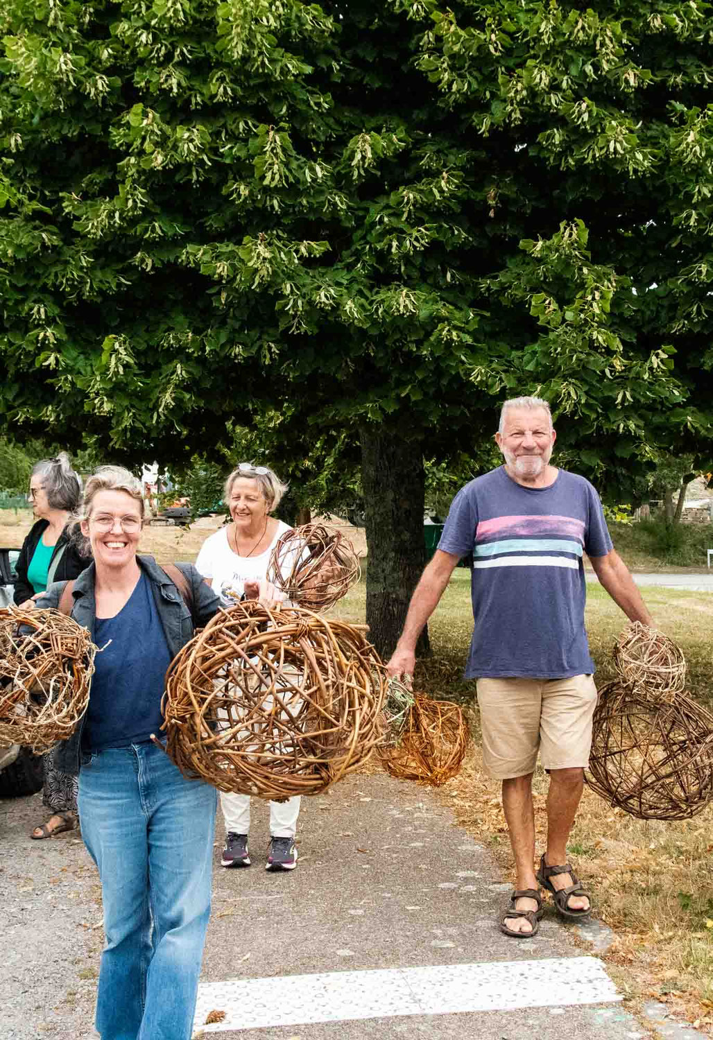 10 juillet Exposition éphémère " sphères en osier" par l'atelier  de vannerie