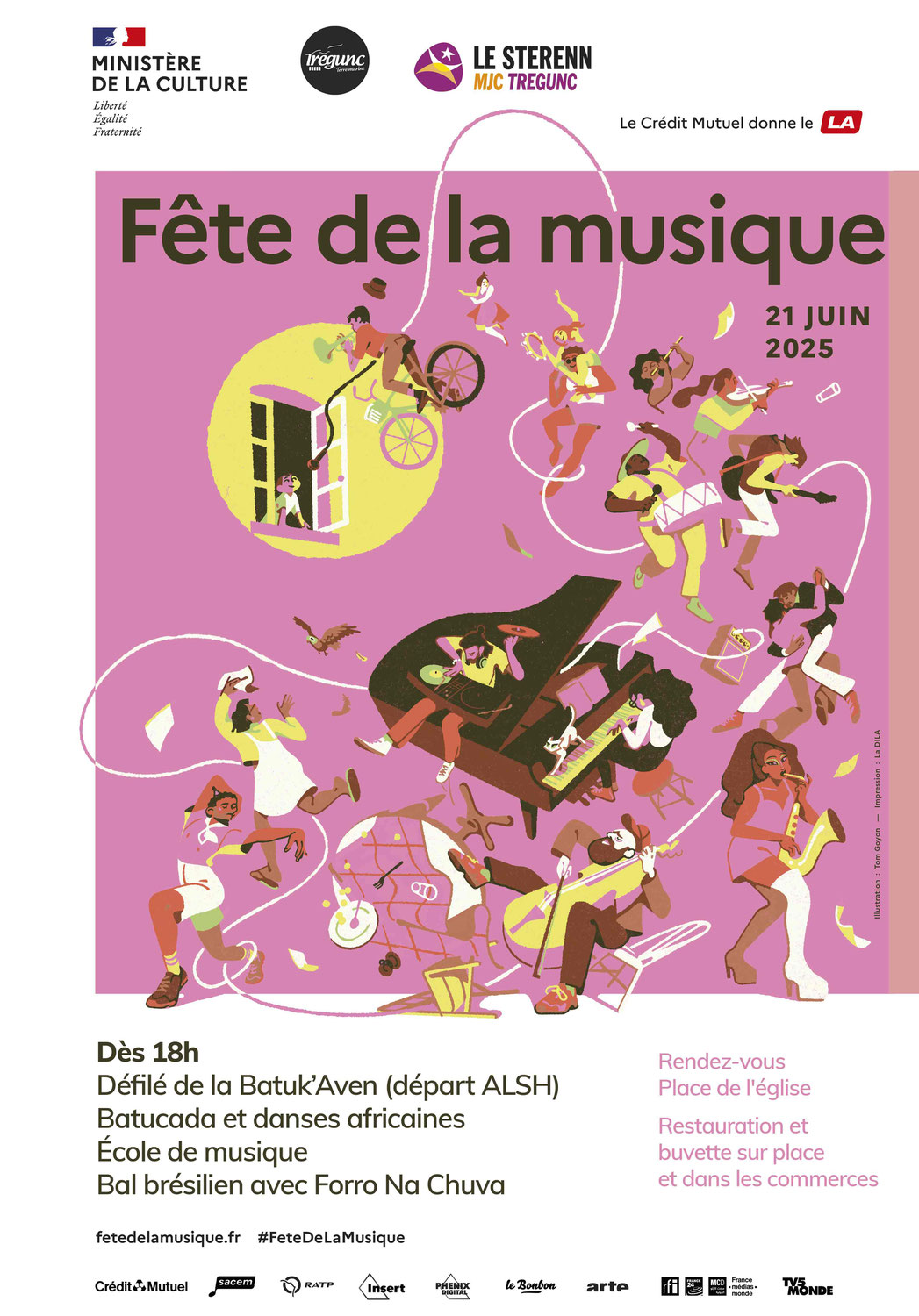 21 JUIN SEMAINE DE LA MUSIQUE À TRÉGUNC