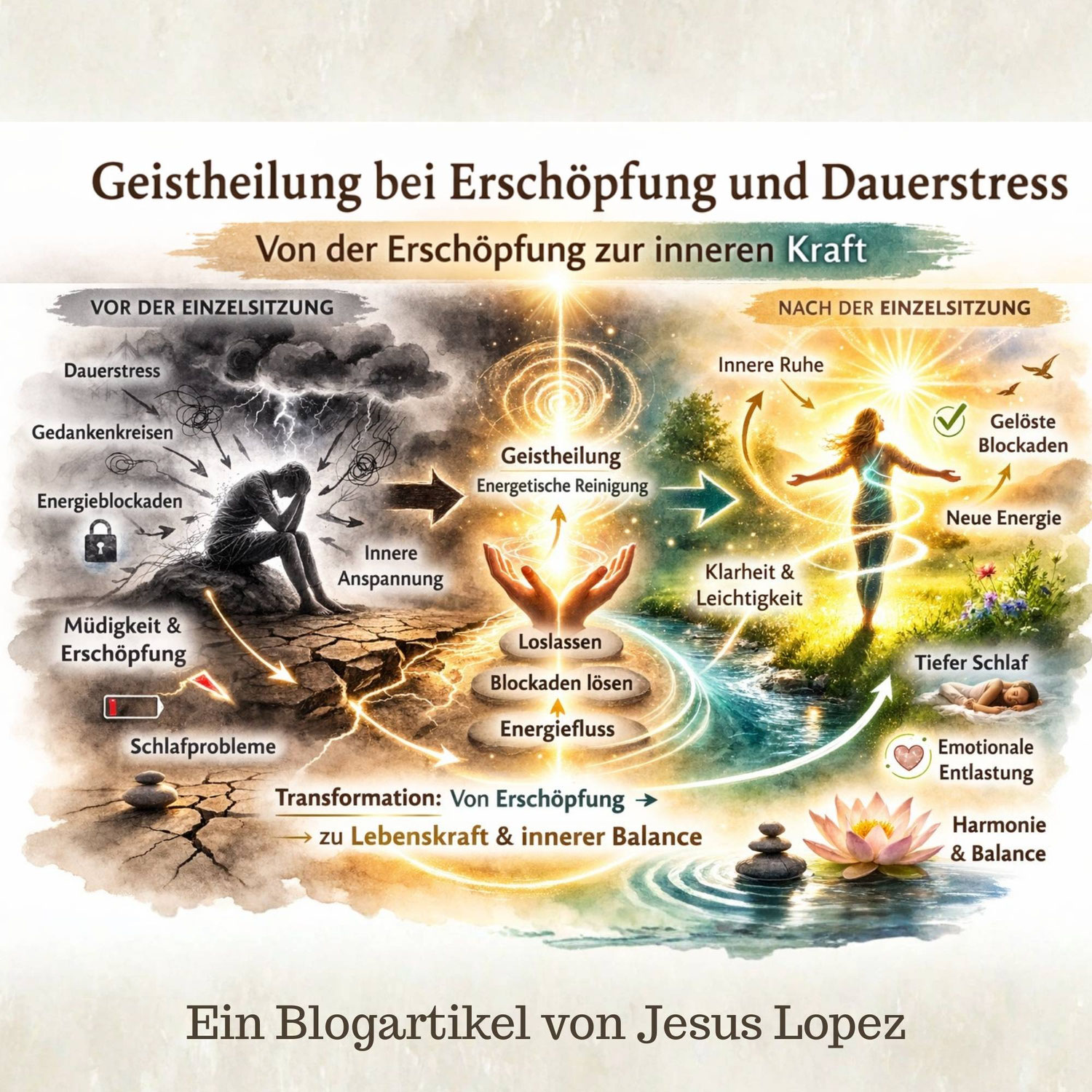 Erschöpfung und Geistheilung