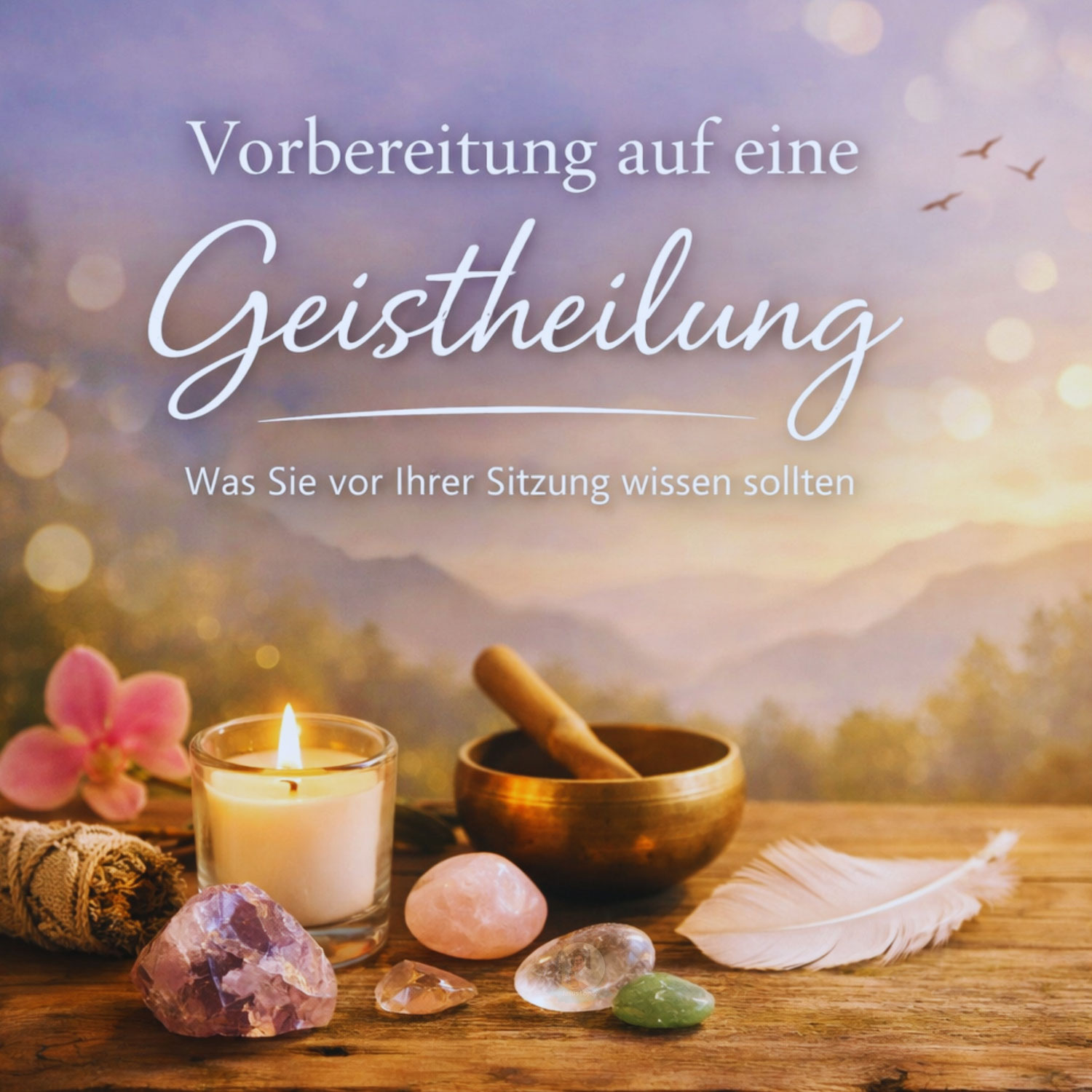 Vorbereitung auf eine Geistheilung