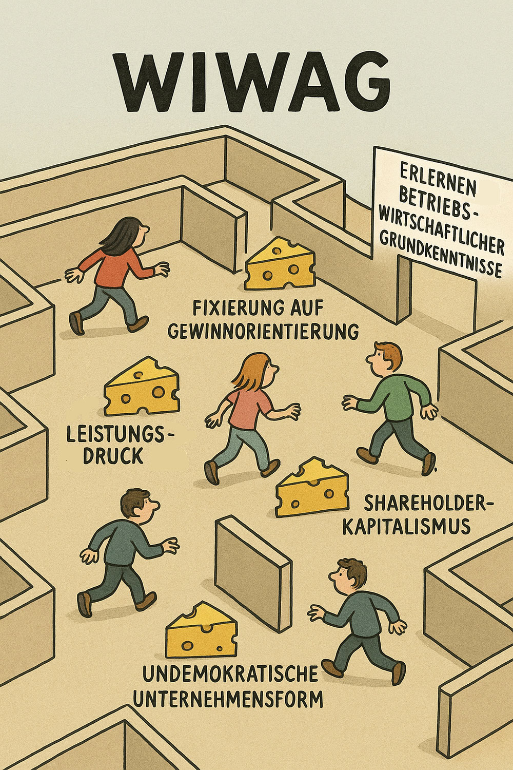 Das Wirtschaftsplanspiel WIWAG:  Indoktrination bei mangelnder Reflexion