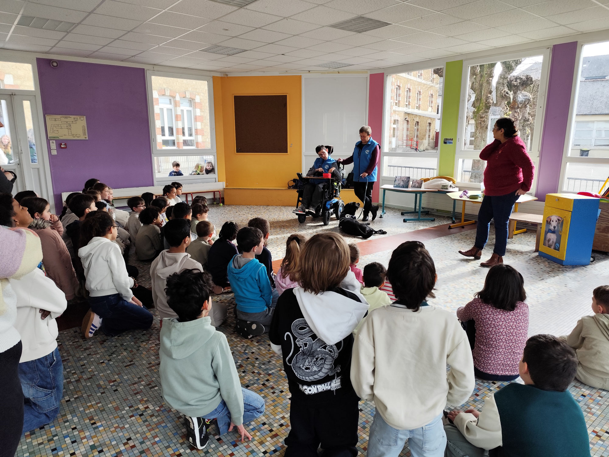 Intervention handichiens pour les enfants du primaire