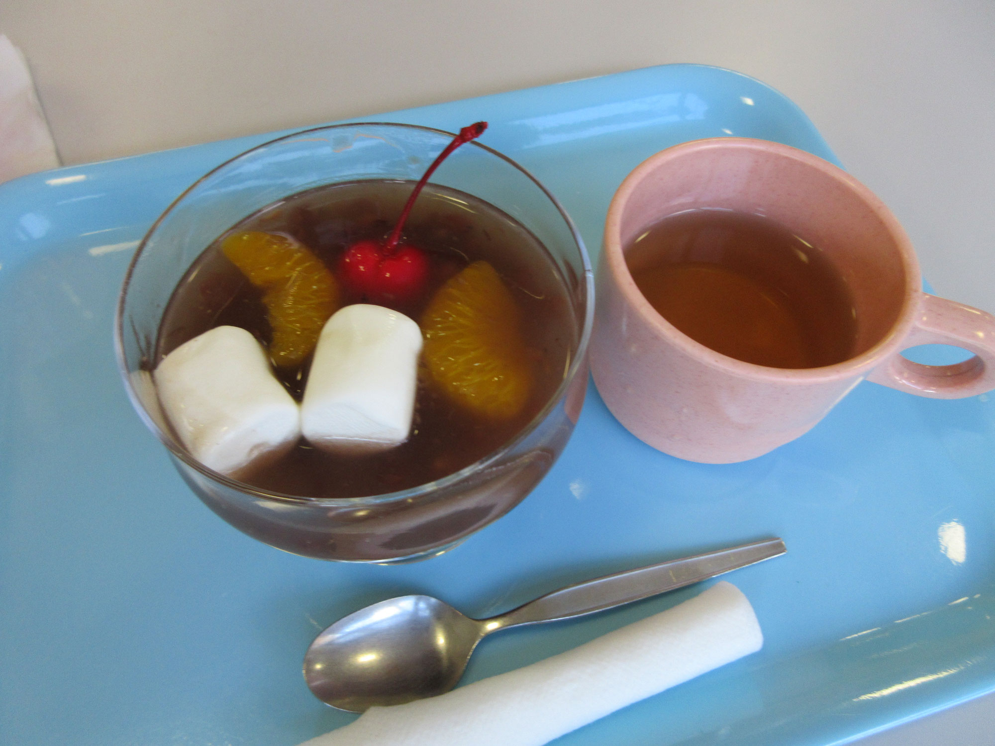 おやつレク　冷やしぜんざい
