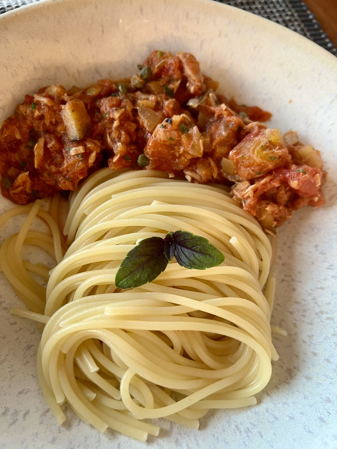 Thunfisch Pastasauce