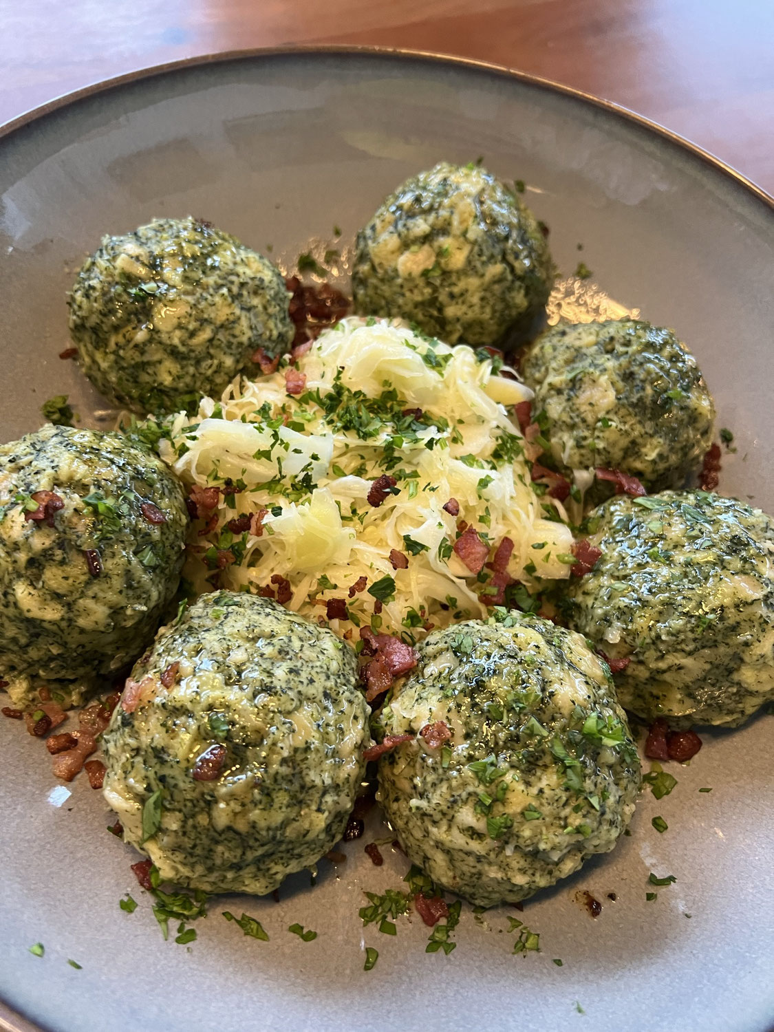 Spinatknödel