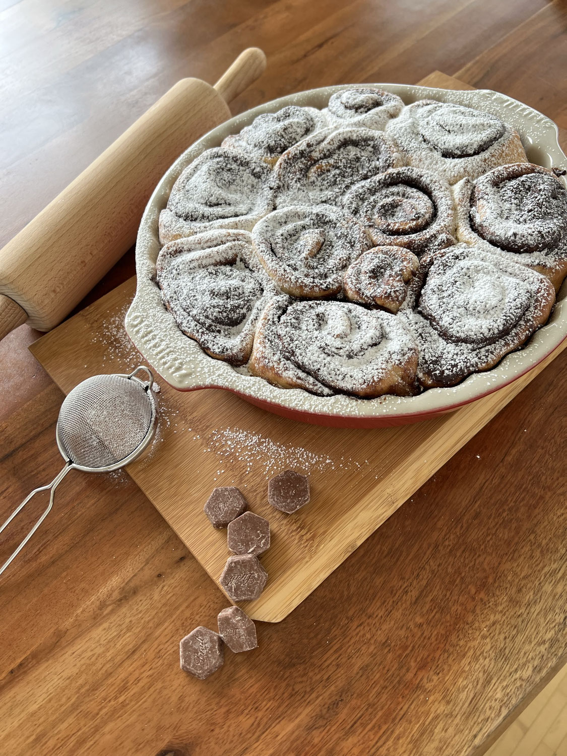 Schokolade - Hefeteigschnecken