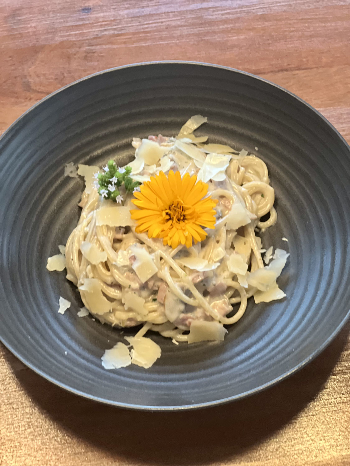 Spaghetti mit Gorgonzolasauce