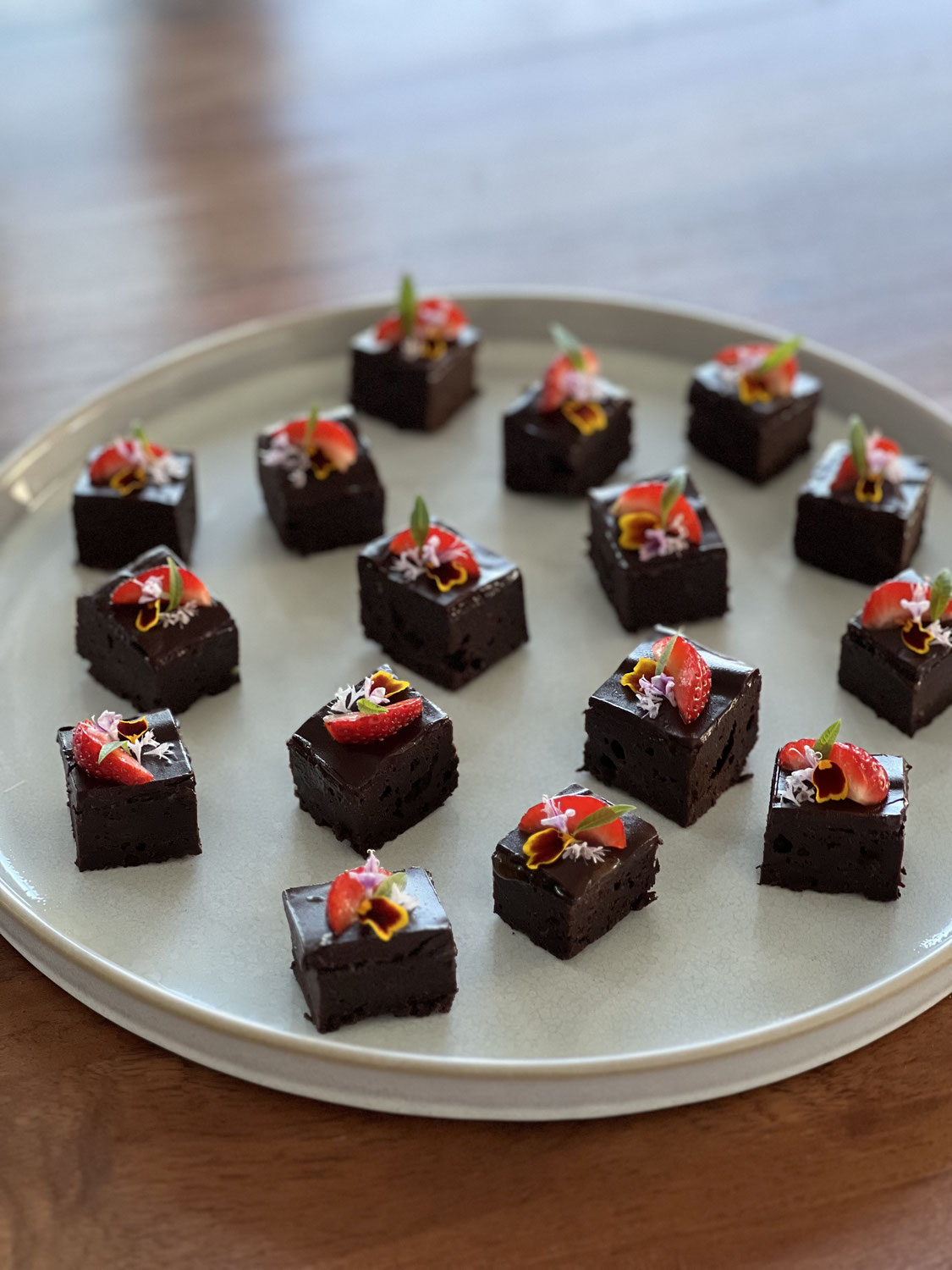 Zucchini Schokolade Bites