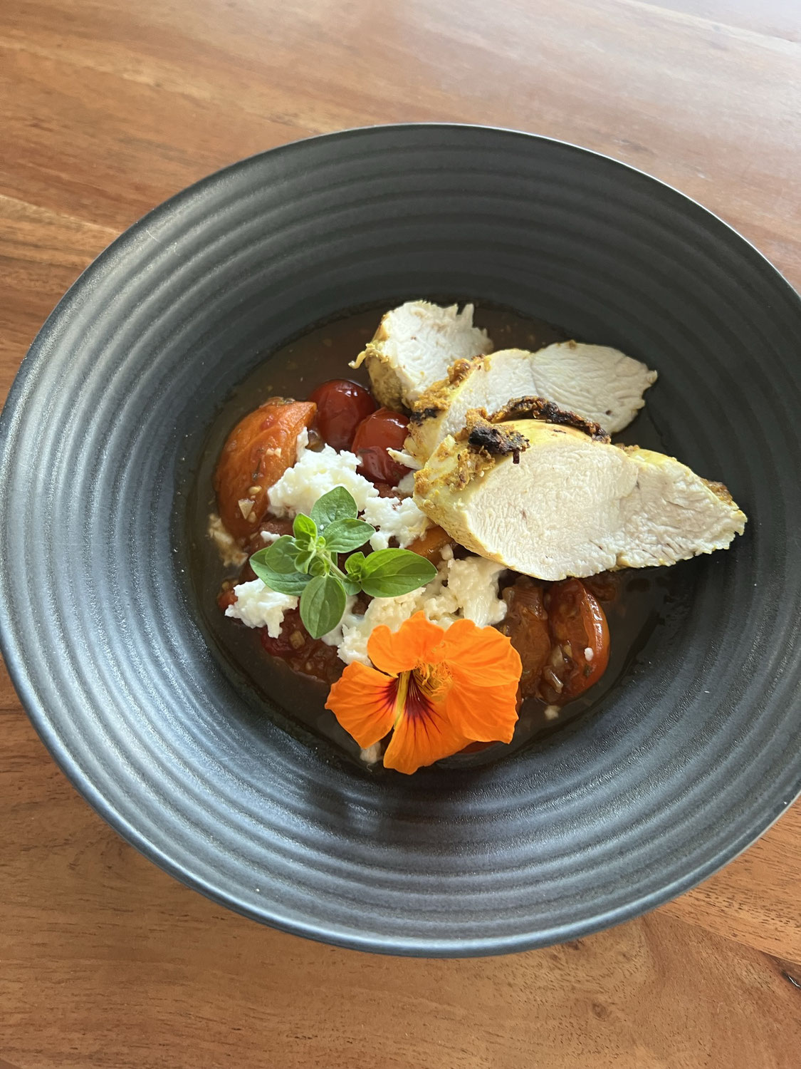 Hühnerbrust mit Aprikosen