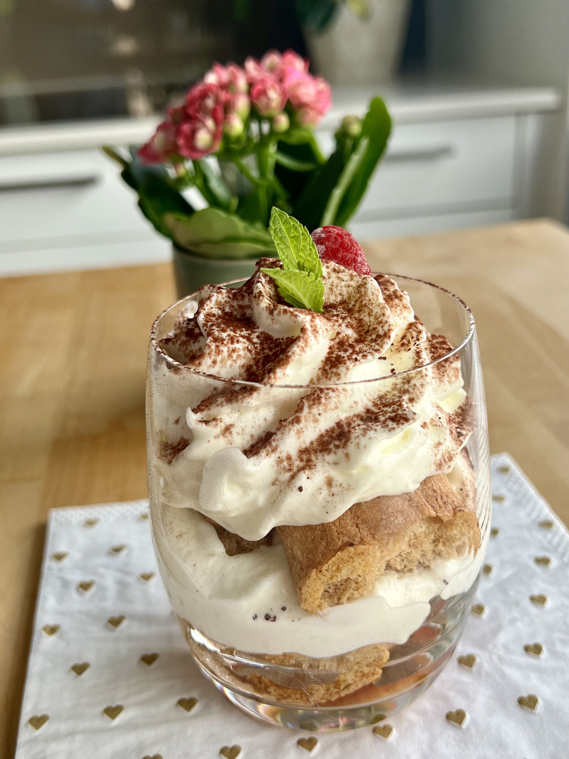 Luftiges Quark Tiramisu
