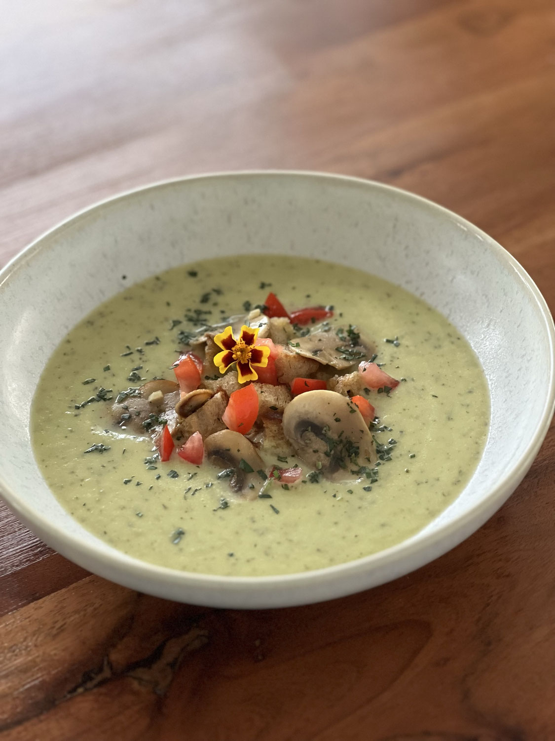 Zucchini Cremesuppe