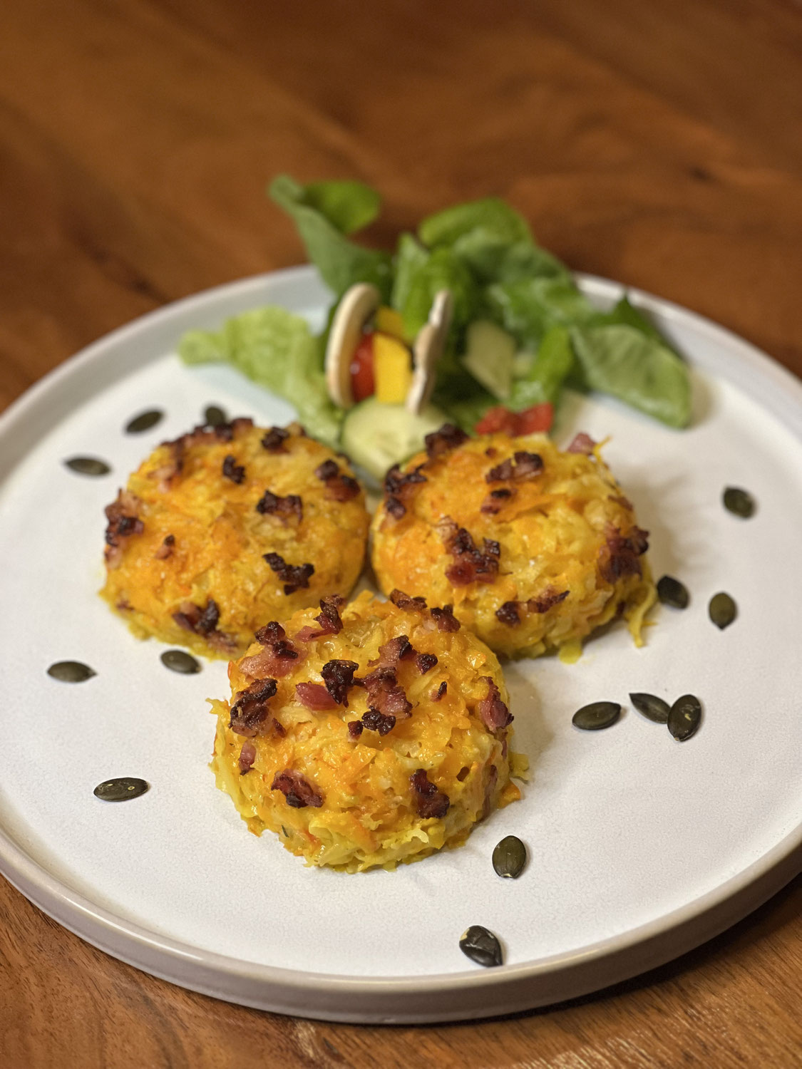 Kürbis-Kartoffelgratin