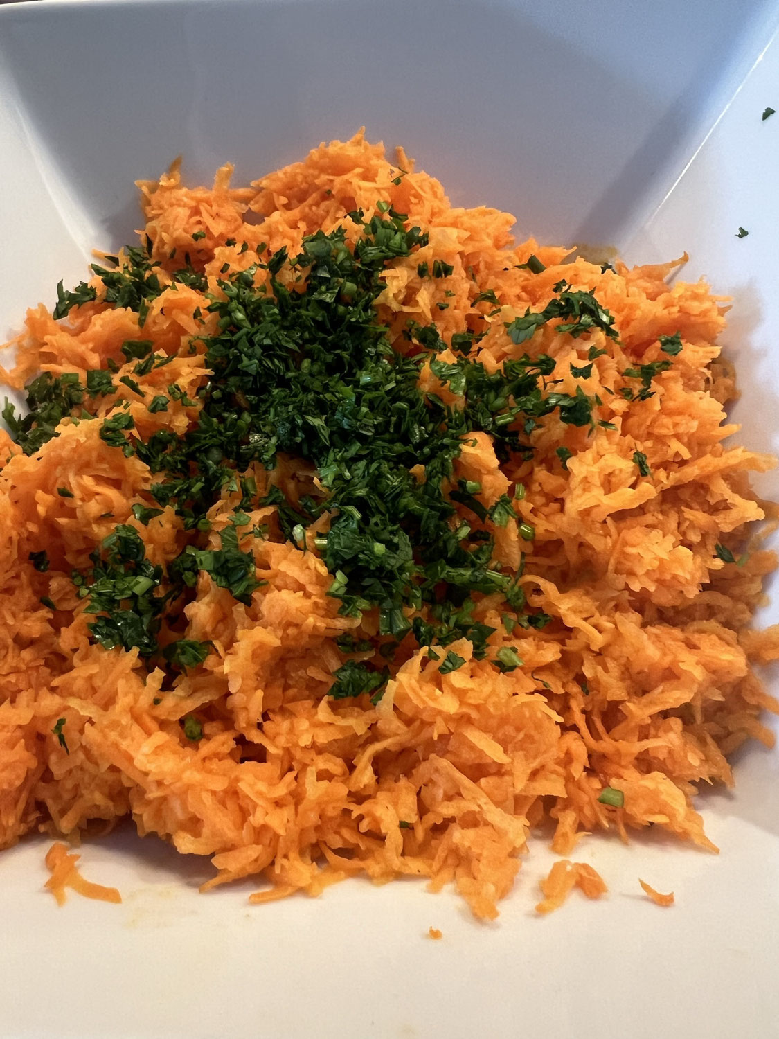 Einfacher Karottensalat