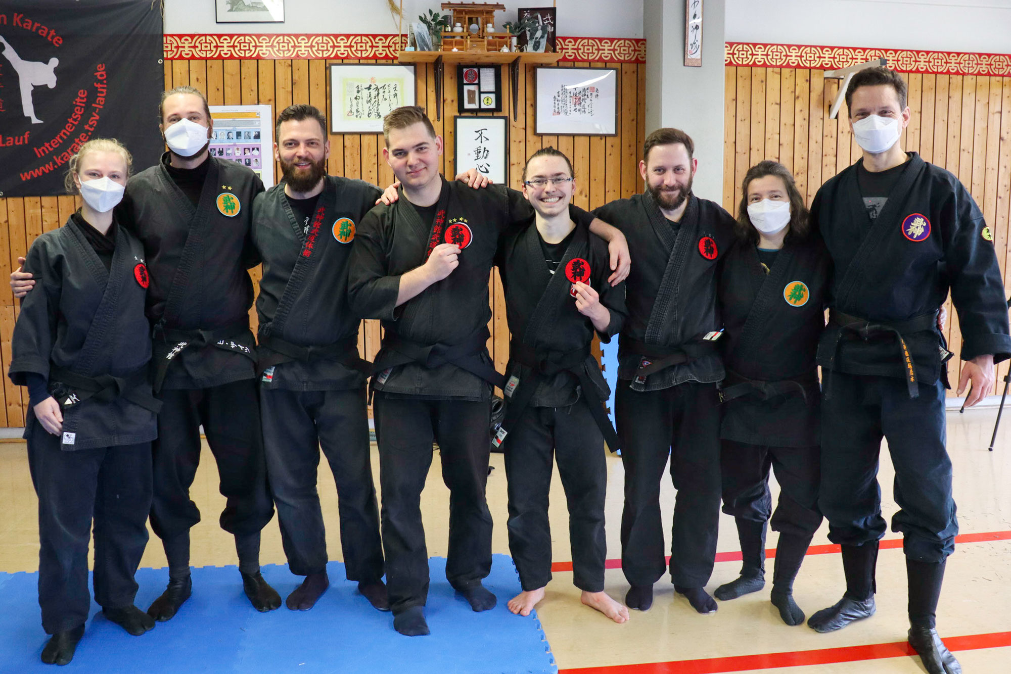 Zweite Schwarzgurtprüfung im Wakagi Dojo Lauf