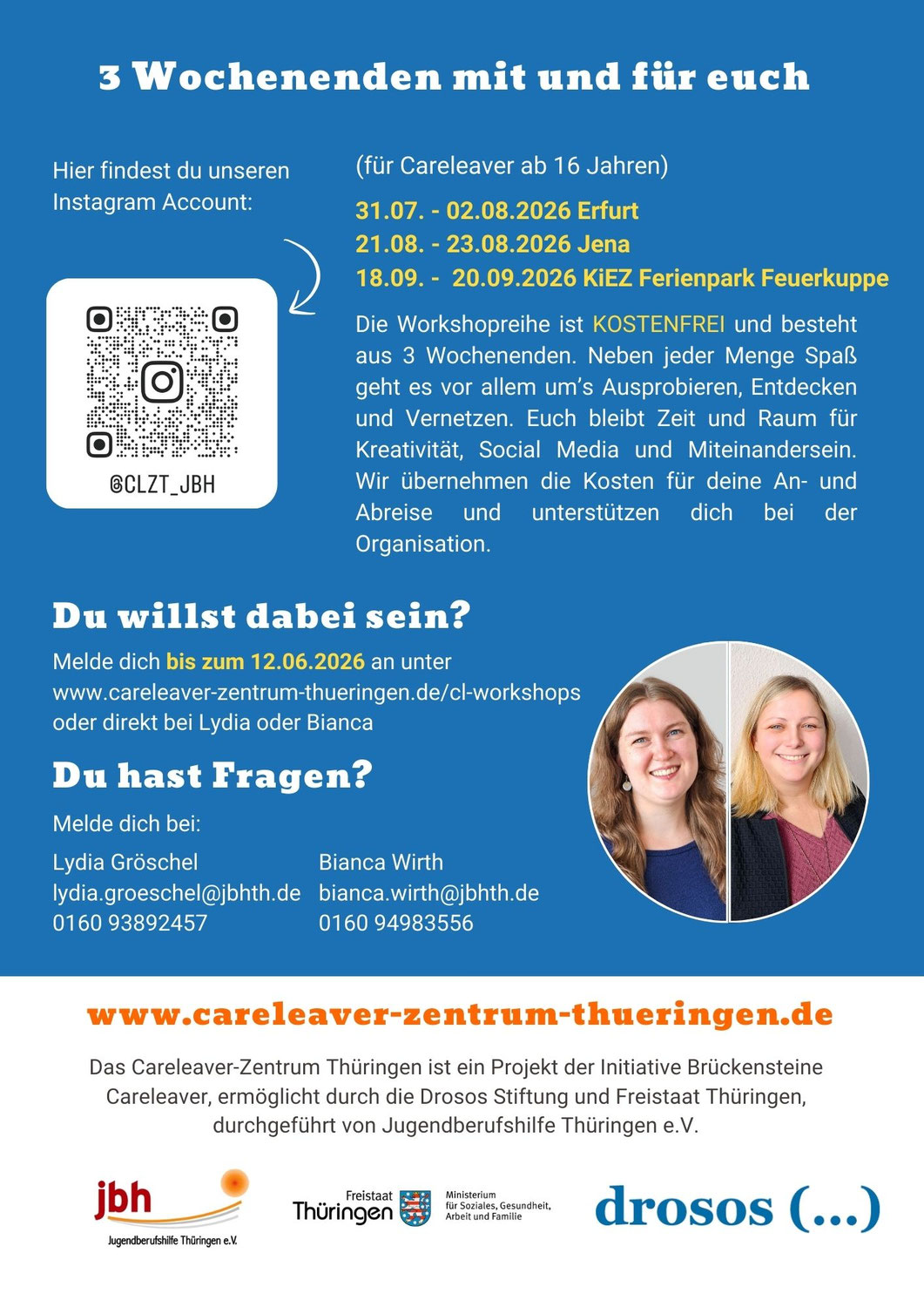 Careleaver-Workshop-Reihe 2026