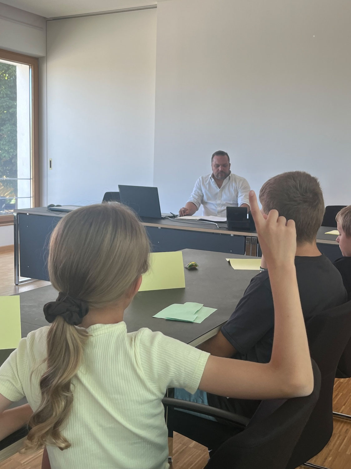 Bürgermeisterbesuch der Viertklässler