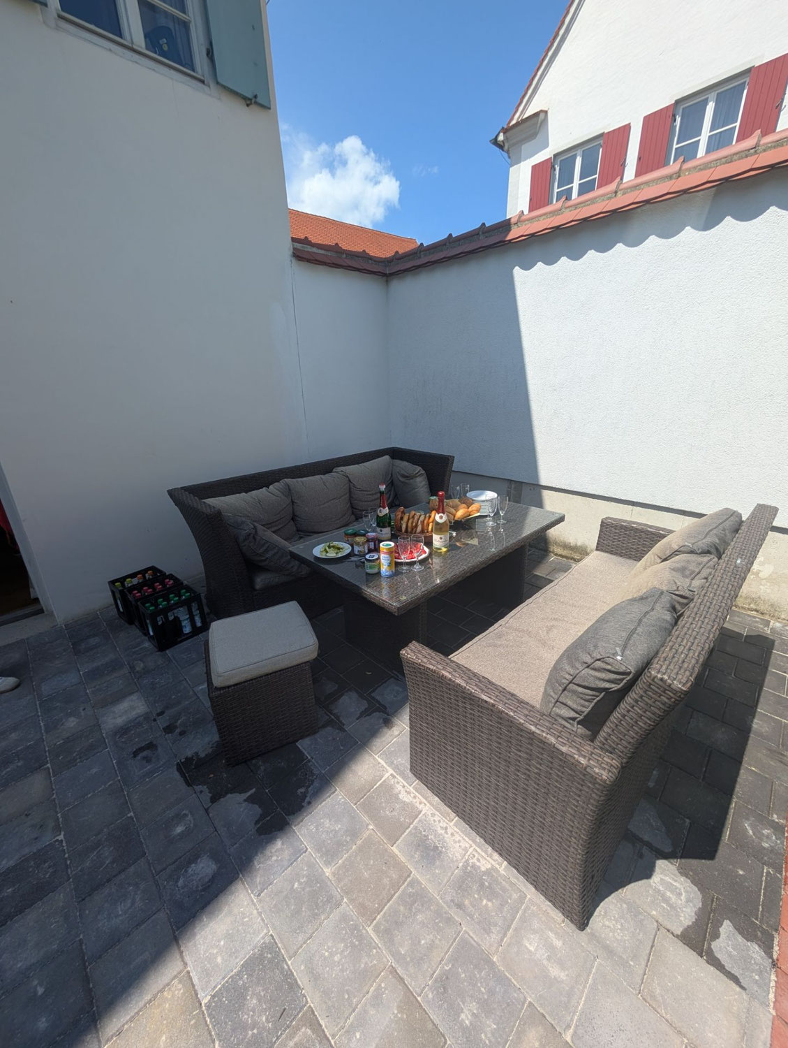 Einweihung der neuen Terrasse