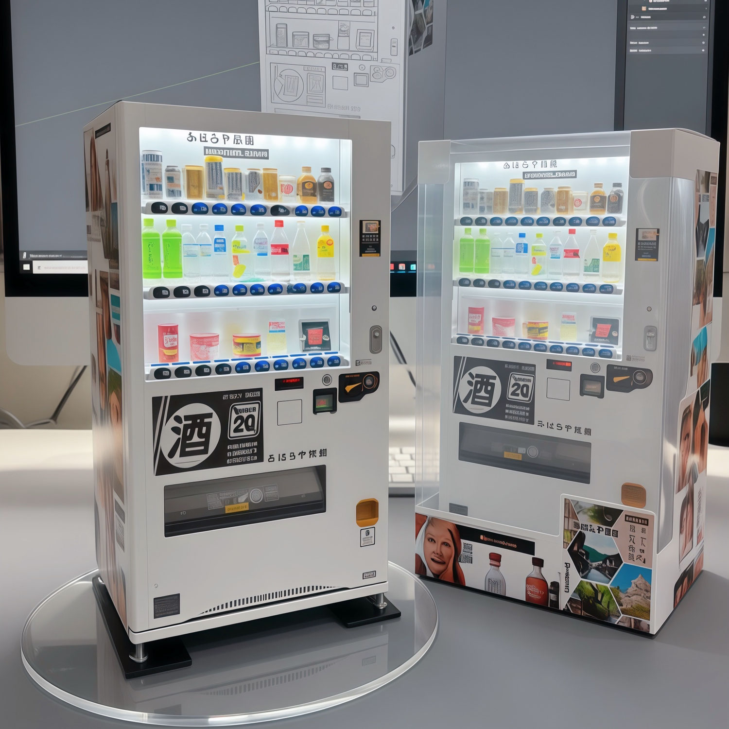 岐阜県郡上八幡 みはらや旅館様に酒自販機をご納品！ - 酒自販機ゼニス