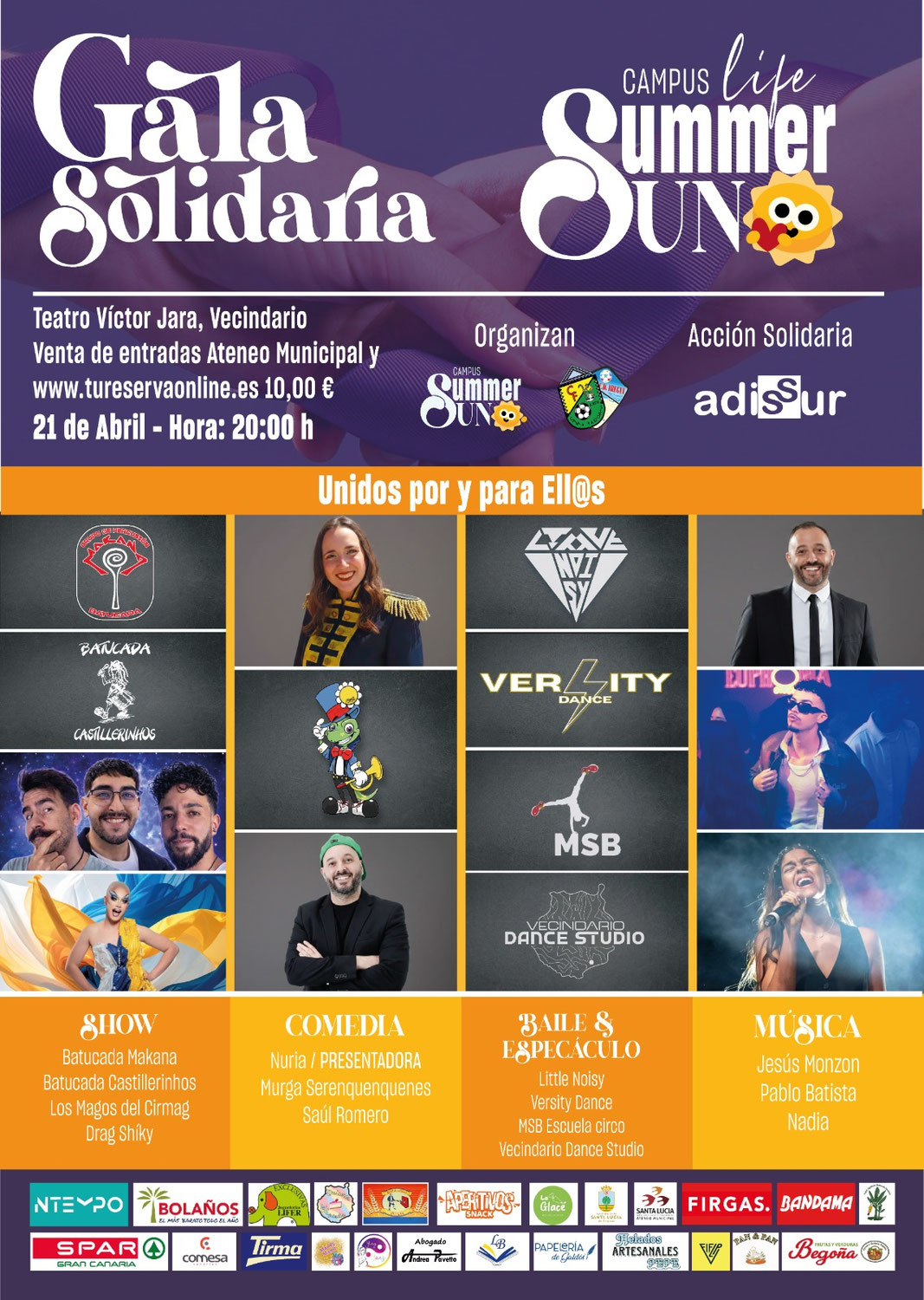 GALA SOLIDARIA: CAMPUS LIFE SUMMER SUN