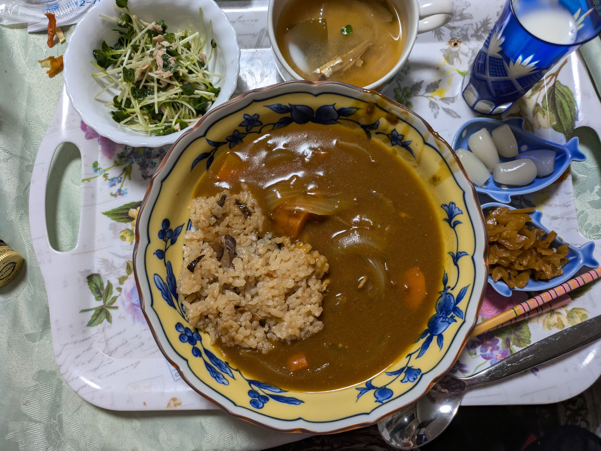 カレーライスをつくりました！！