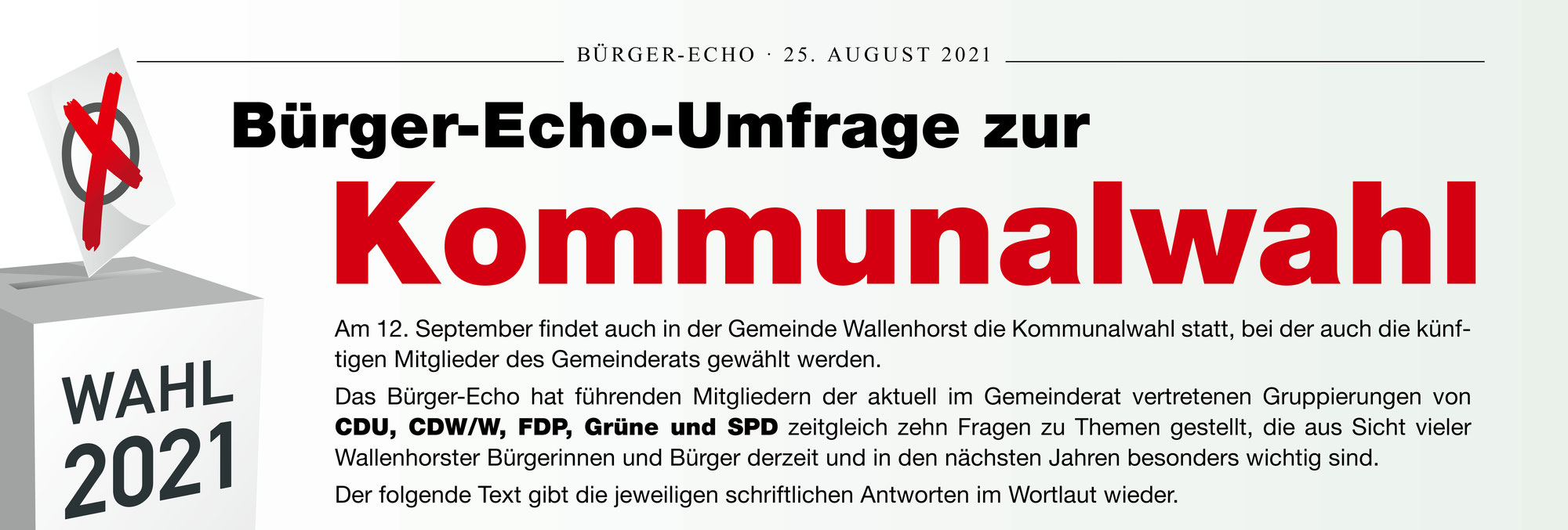 Kommunalwahl