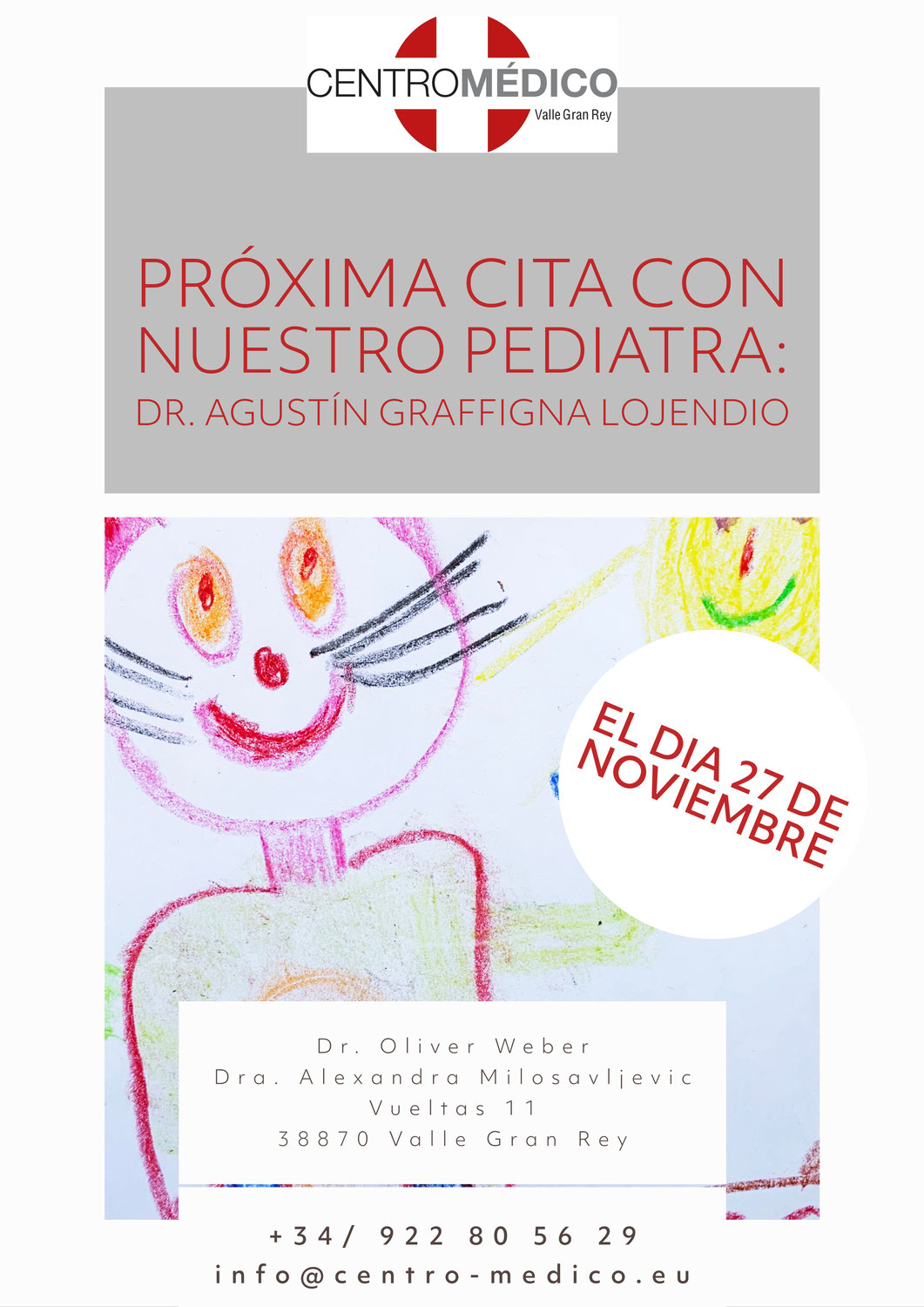 Proxima Consulta de nuestro Pediatra