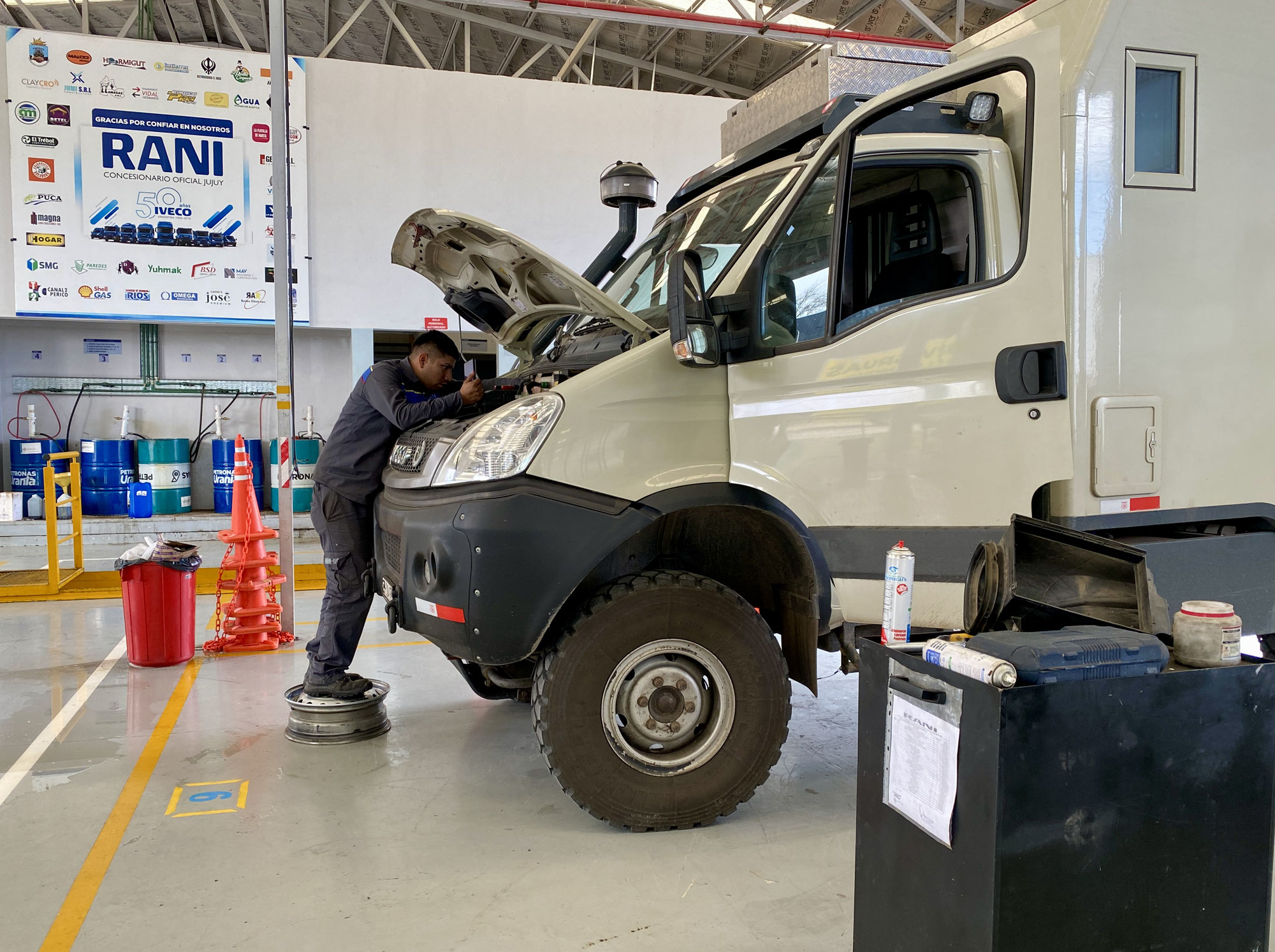 Februar 2024 - Was war denn nun mit dem Iveco los in Südamerika?