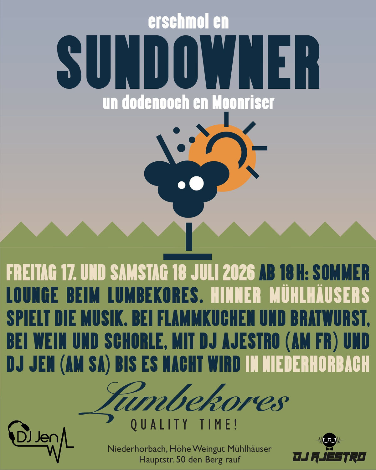 Sundowner beim Lumbekores
