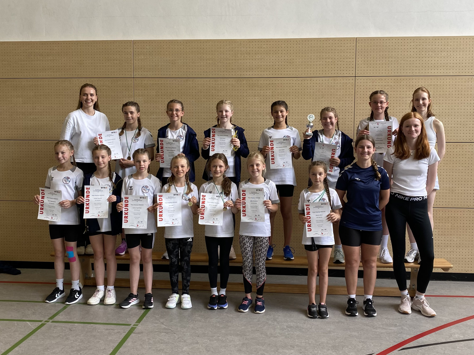 Rope Skipping: Erfolgreiche Einsteigerwettkämpfe in Borchen