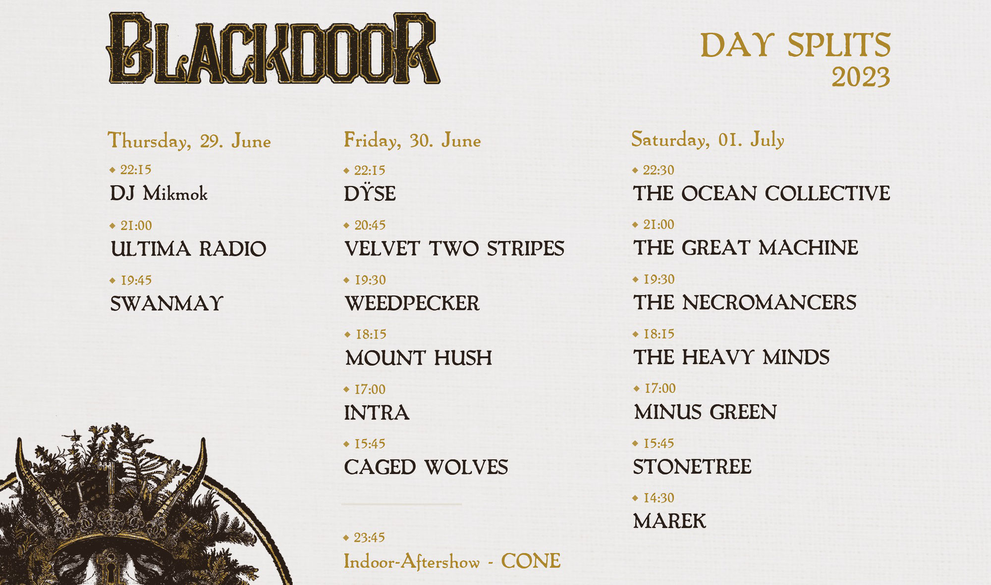 Final Countdown for the Blackdoor Music Fest