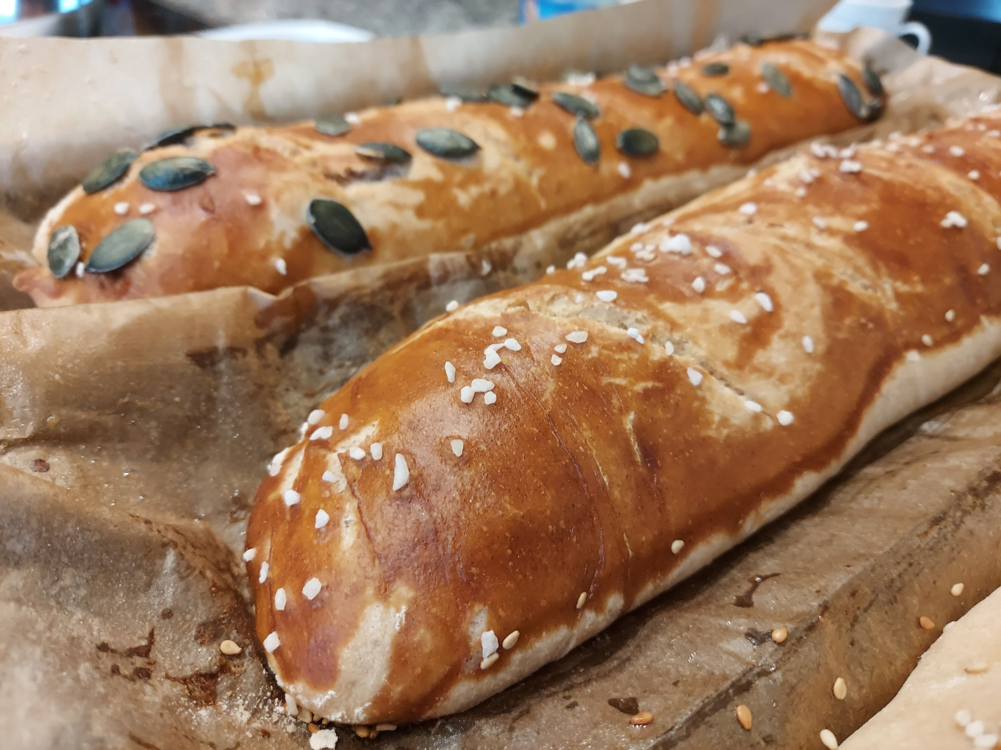 AGRILUNA-Dinkel-Laugenbaguettes