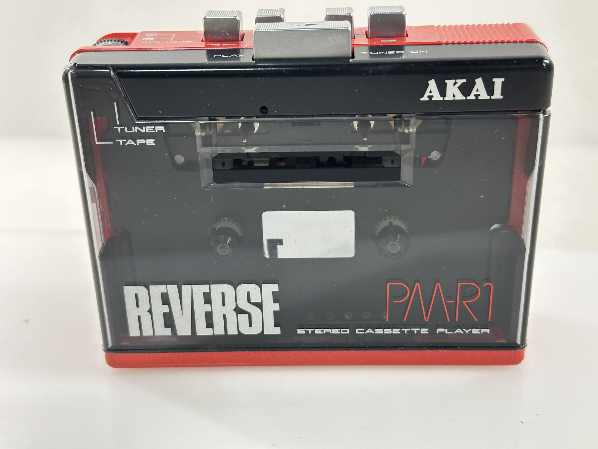 【東京都町田市で出張買取しました。｜カセットプレーヤー買取】AKAI　REVERSE　PM-R1　ポータブルカセットプレーヤー