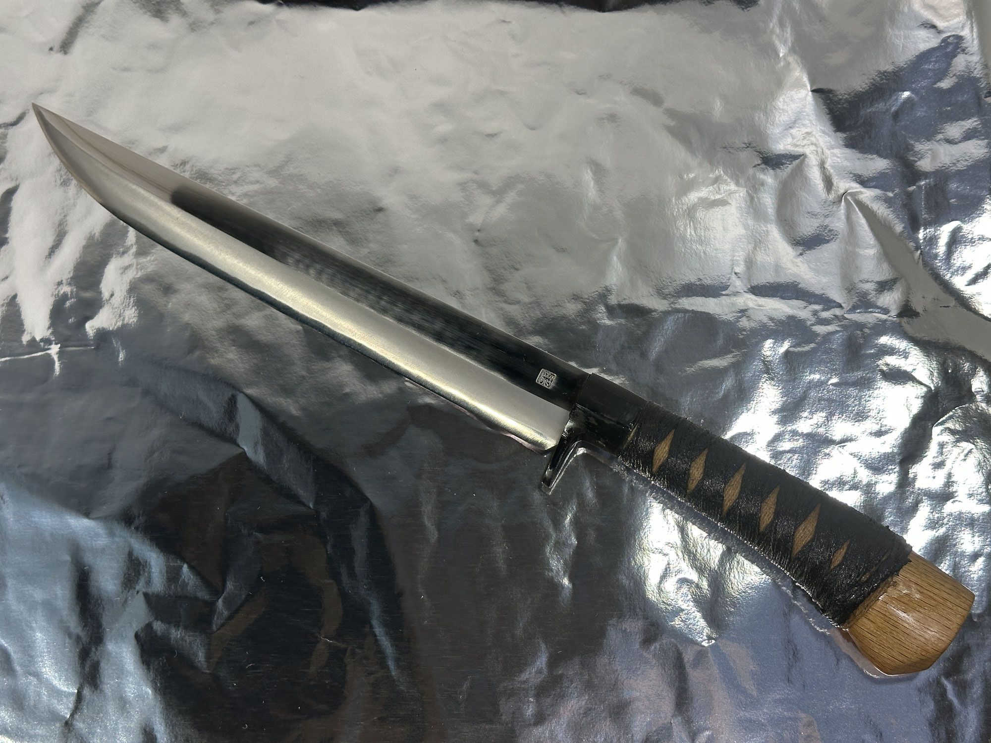 【秋友義彦作】良品 木鞘付き RED ORCA レッドオルカ 狩猟刀 サバイバルナイフ 剣鉈 和式|最短即日出張買取