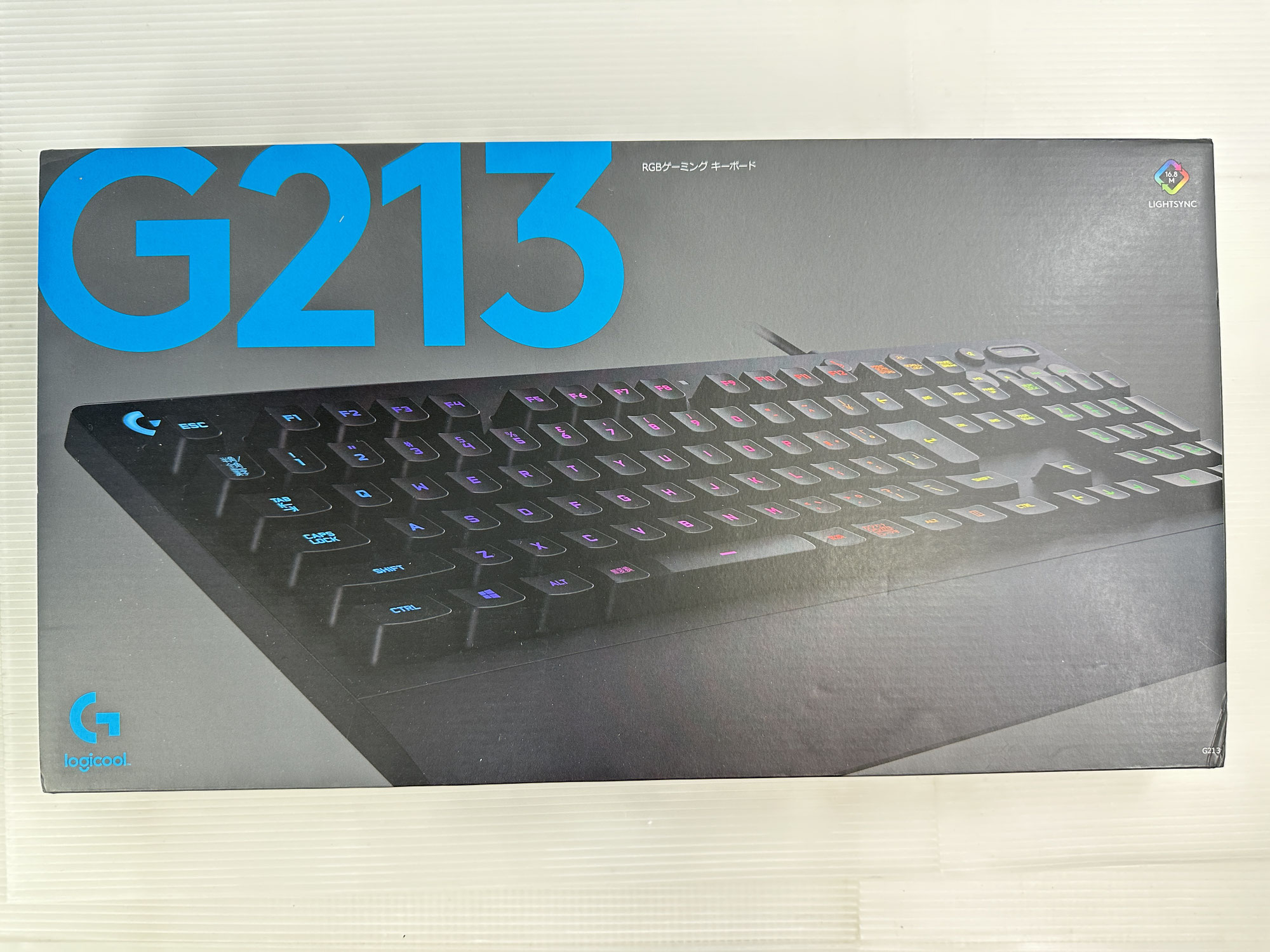【買取実績｜パソコン買取】【新品未開封】LOGICOOL（ロジクール） ゲーミング キーボード G213R　JAN：4943765054573