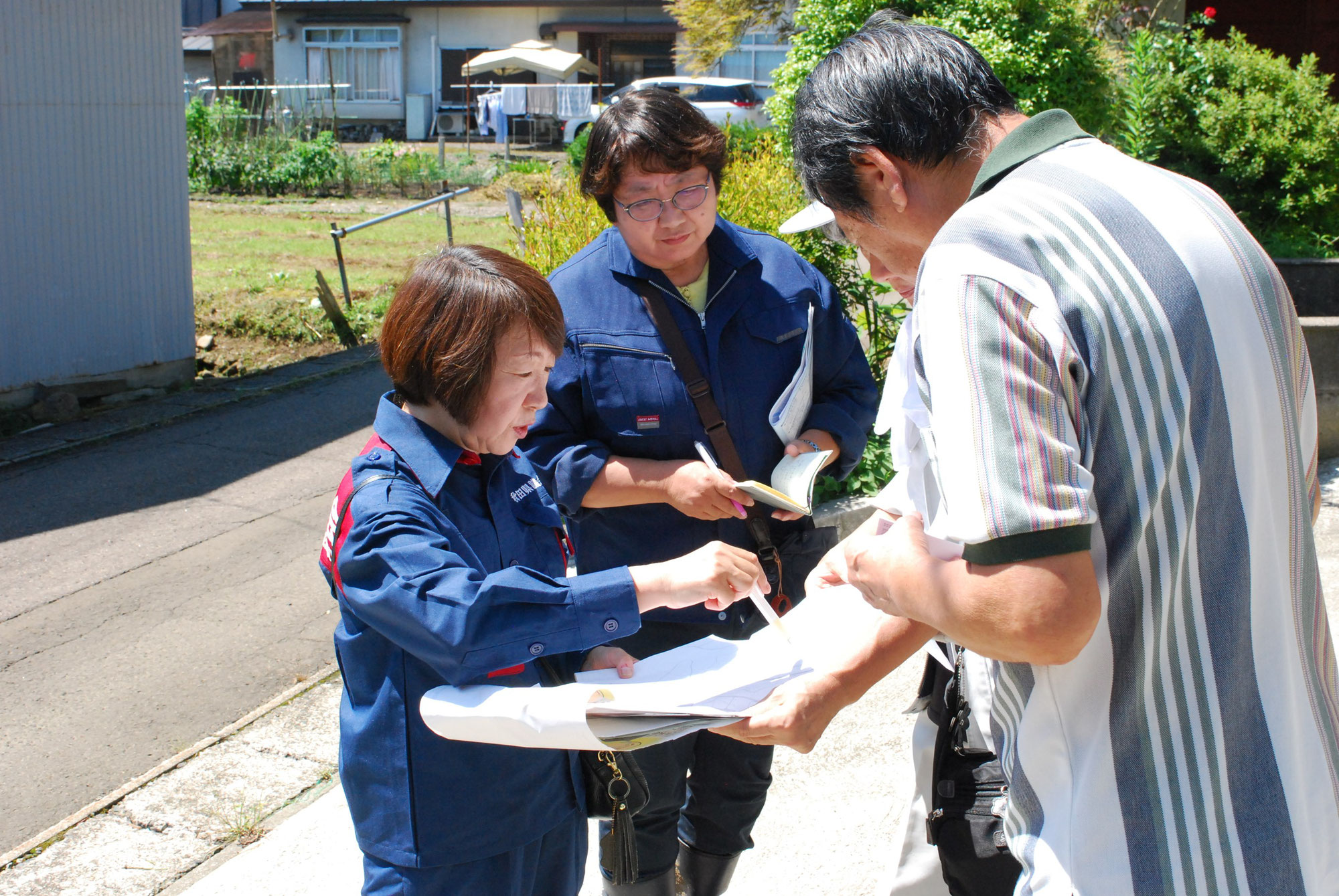 治水・土砂撤去を 北秋田大雨被害　高橋氏ら調査