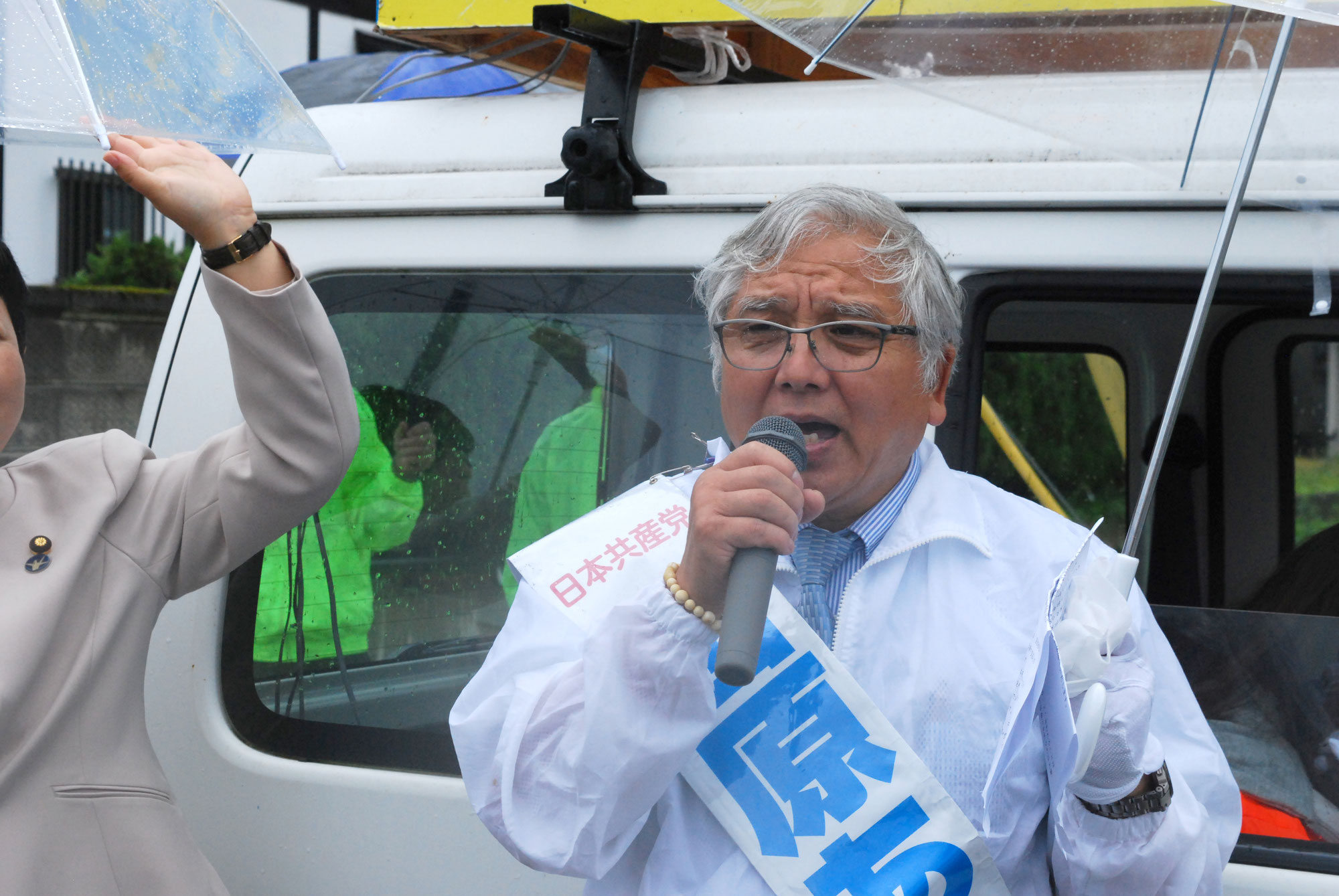 湯沢市議選が告示　秋田・湯沢　宮原あきら氏