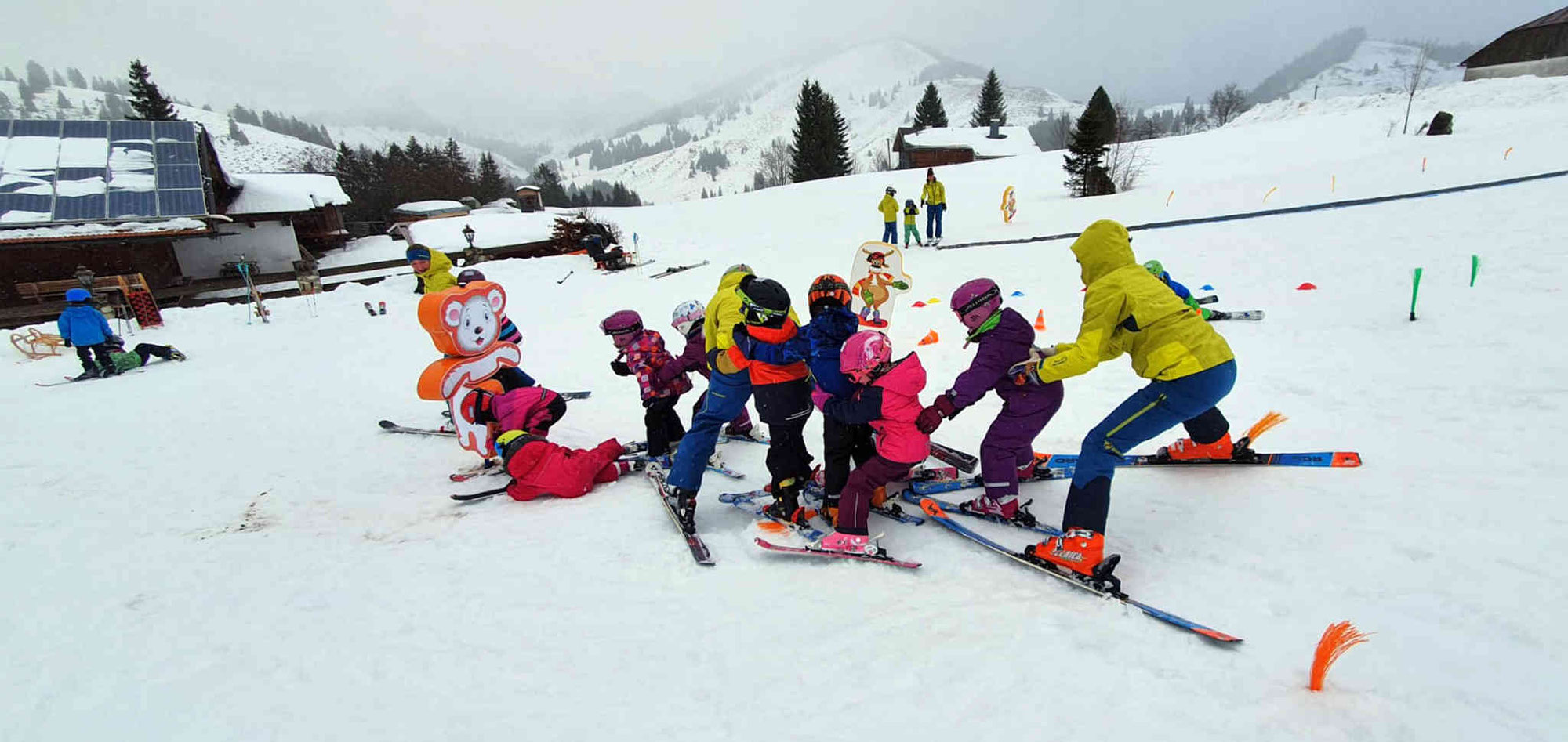 Spielspass im eigenen Schneepark