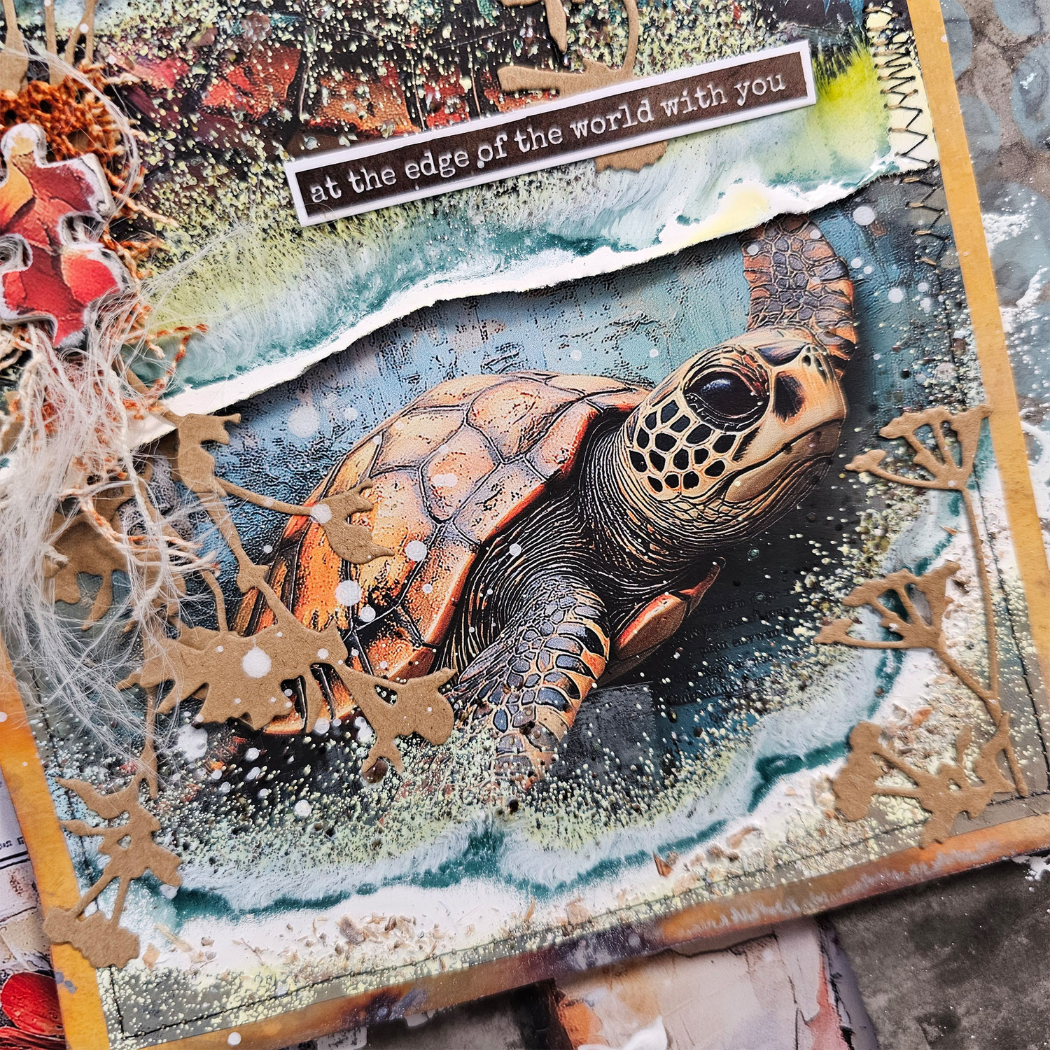 RAGGEDY TURTLE BLOOM JUNK JOURNAL