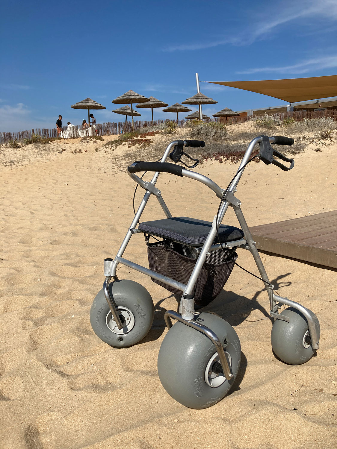 Rollator-Buggy für den Strand