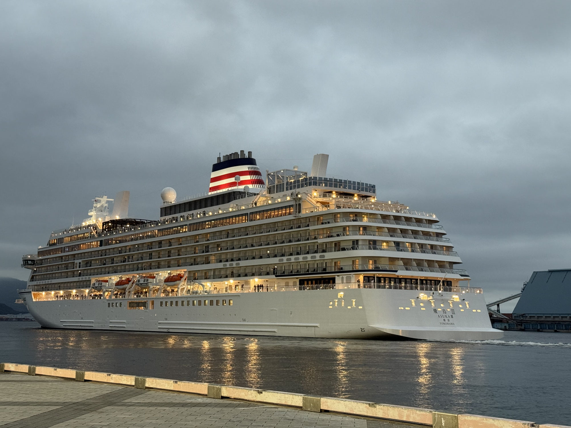 10月20日　飛鳥Ⅲが清水港へ初寄港しました！