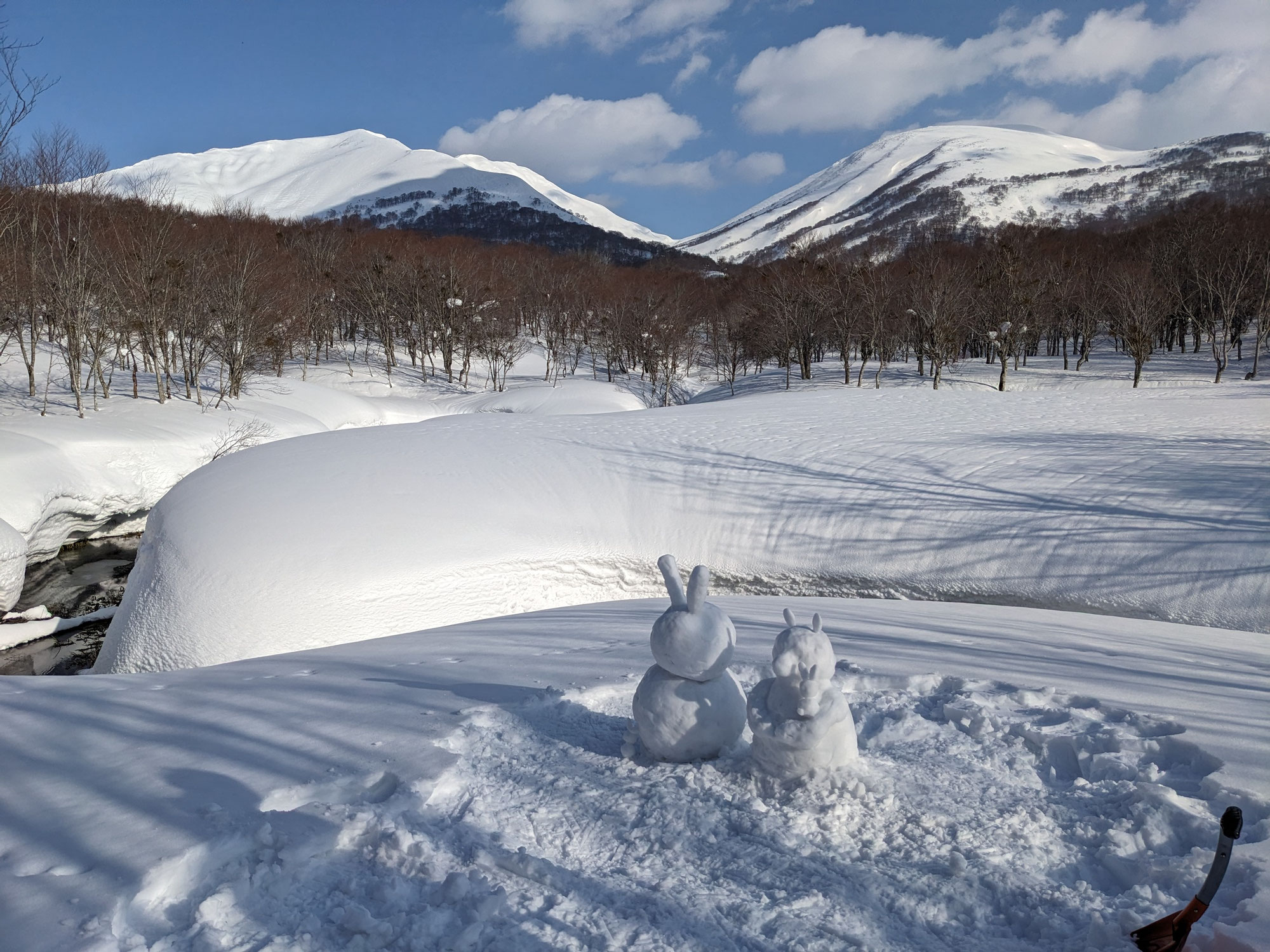 冬季限定の山　湯殿山