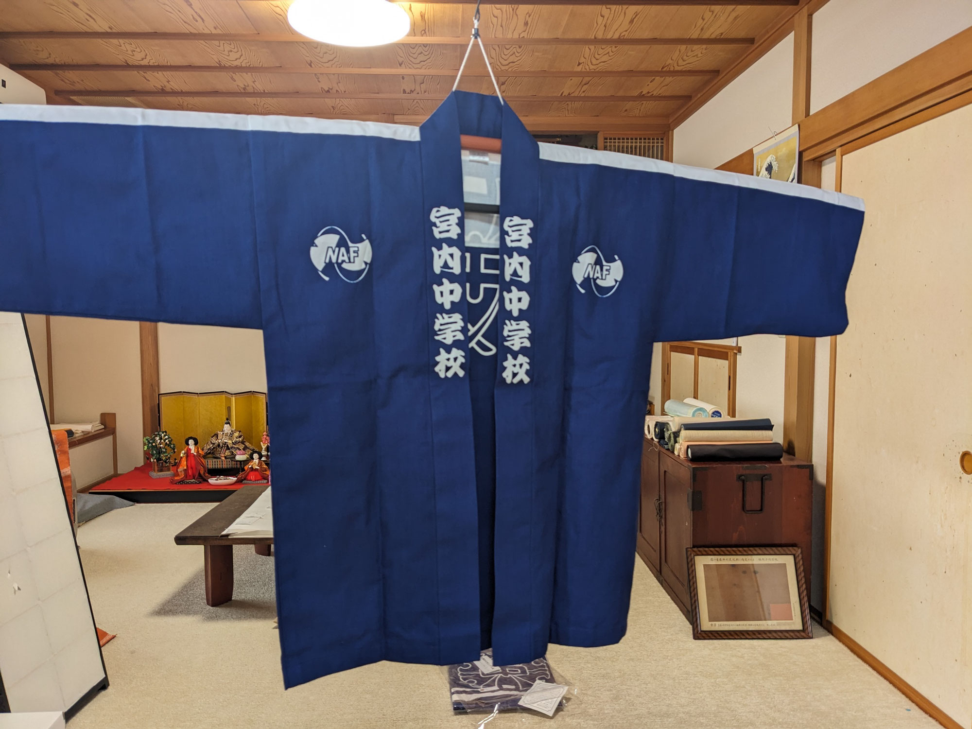 別染半纏(はんてん）を納品